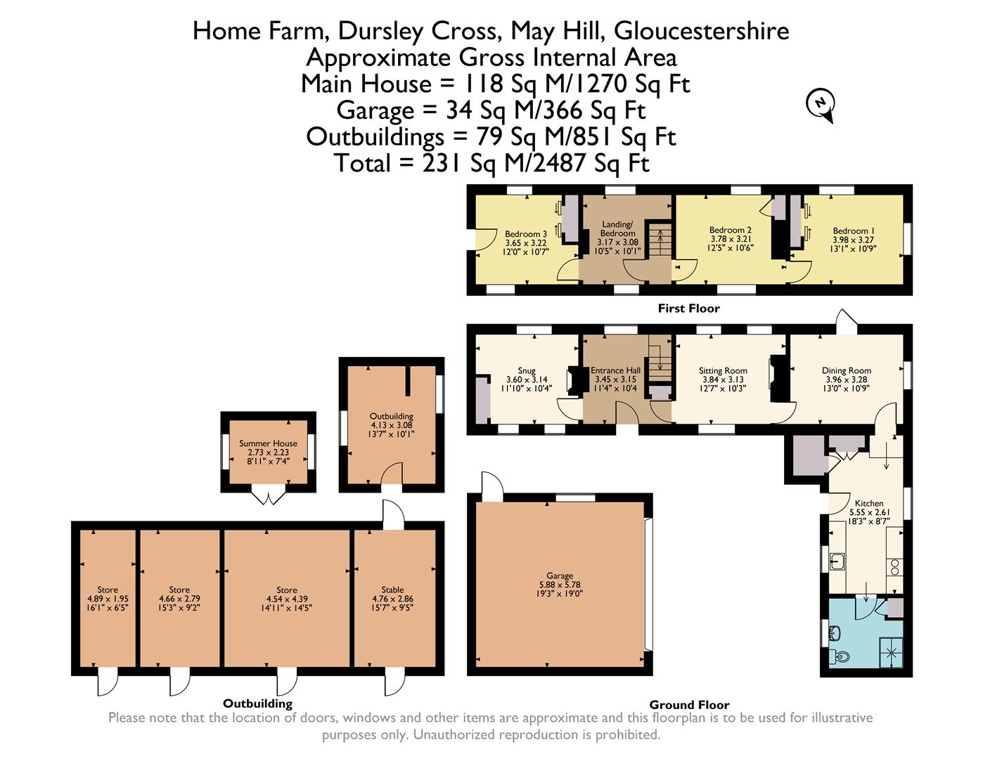 Home Farm, Dursley Cross, May Hill floorplan