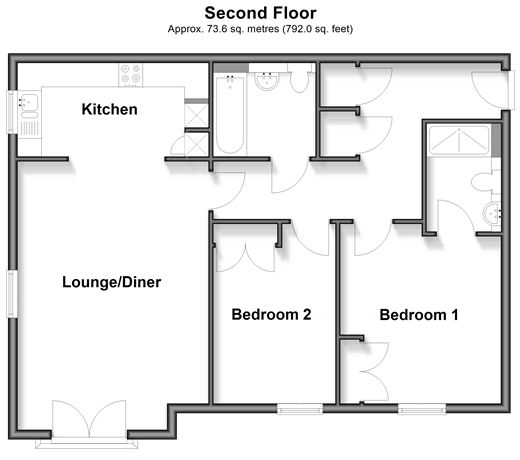 Durrants Drive, Horsham floorplan