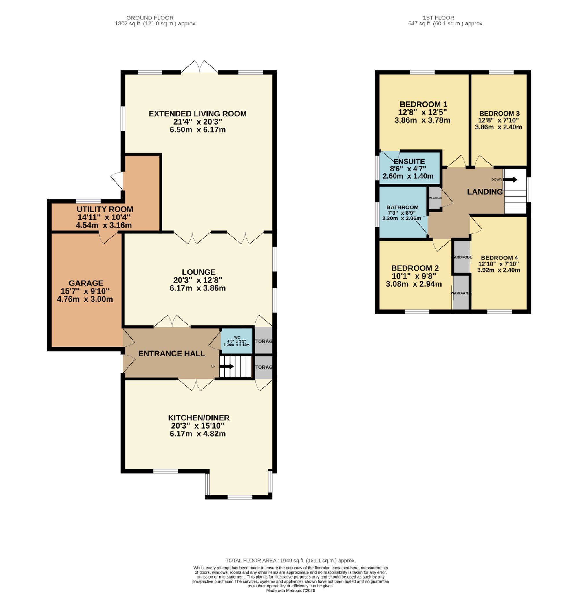 60 Moor End, Maidenhead, Berkshire floorplan
