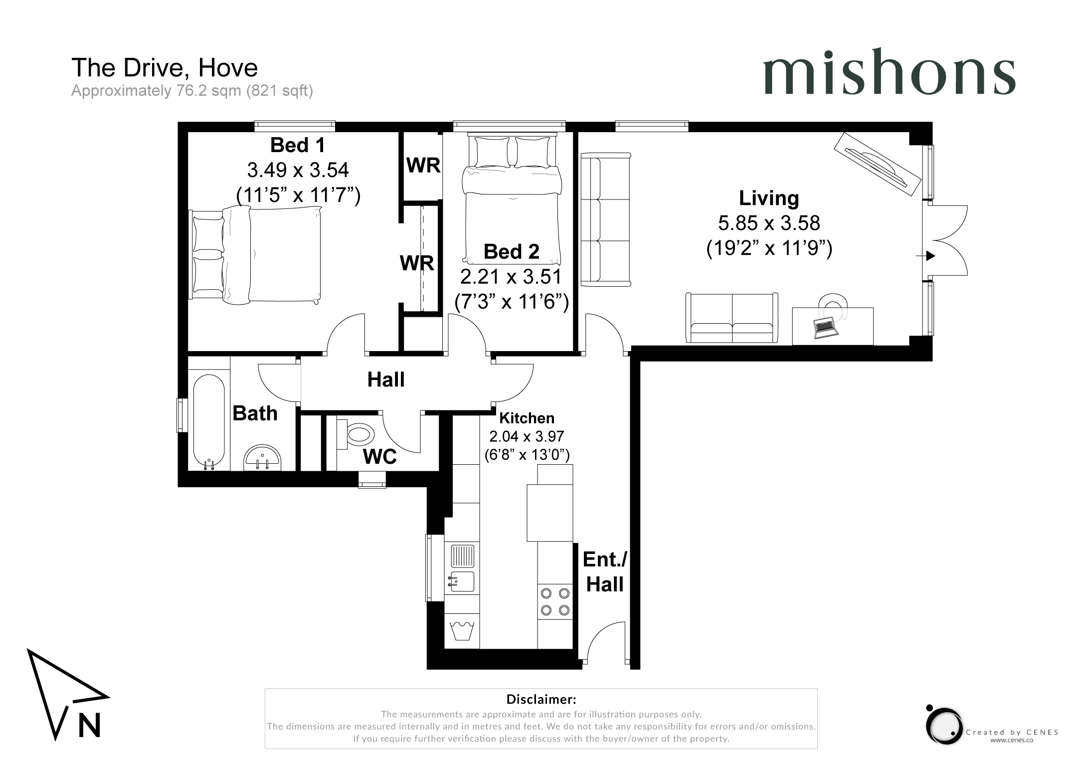 Flat 5, Drive Lodge 68-70,, The Drive, East Sussex floorplan