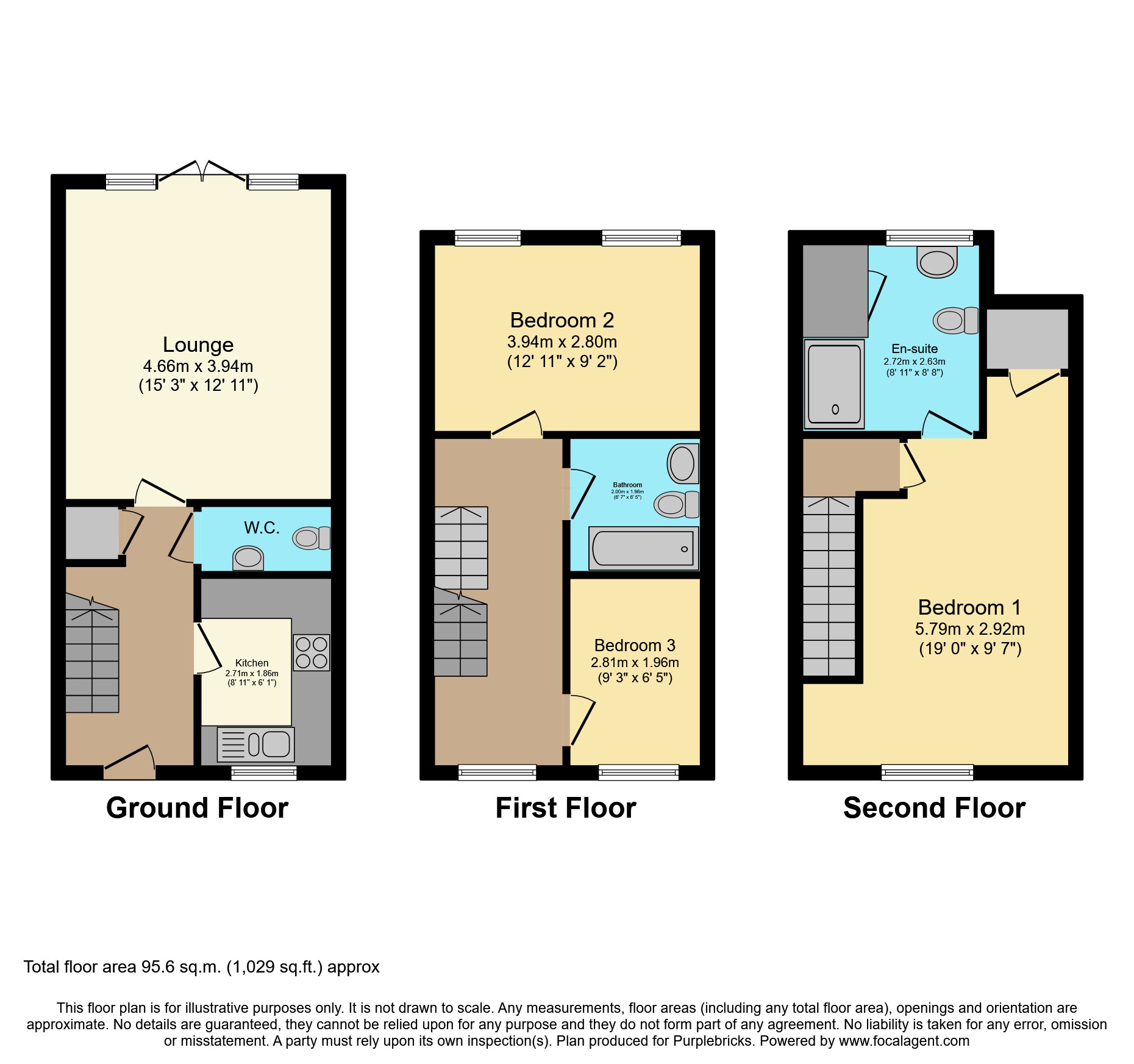 344, Thelwall Lane, Warrington floorplan
