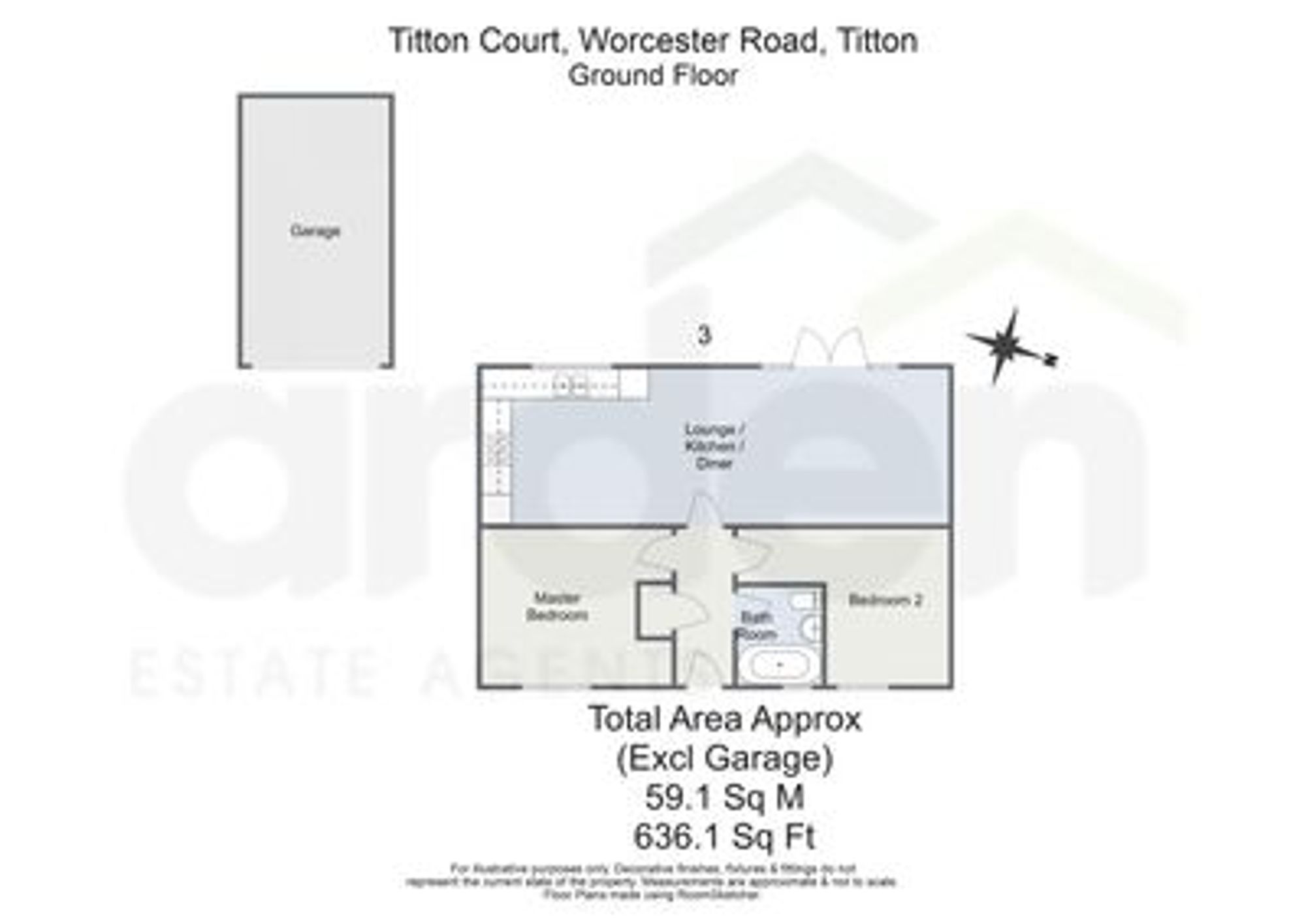 3 Titton Court Worcester Road, Stourport-On-Severn floorplan