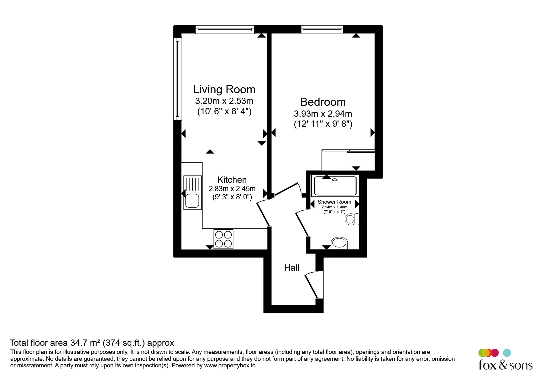 60, Westmoreland House, 27, Strand Parade, Worthing floorplan