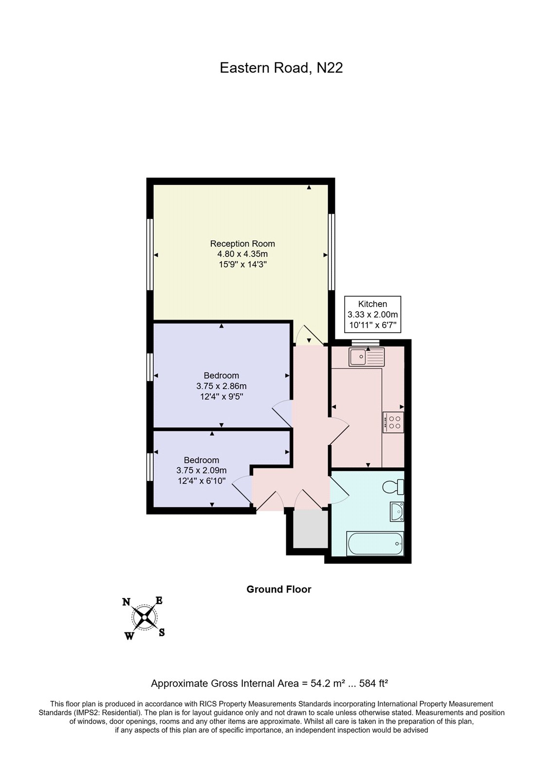 Eastern Road, London floorplan