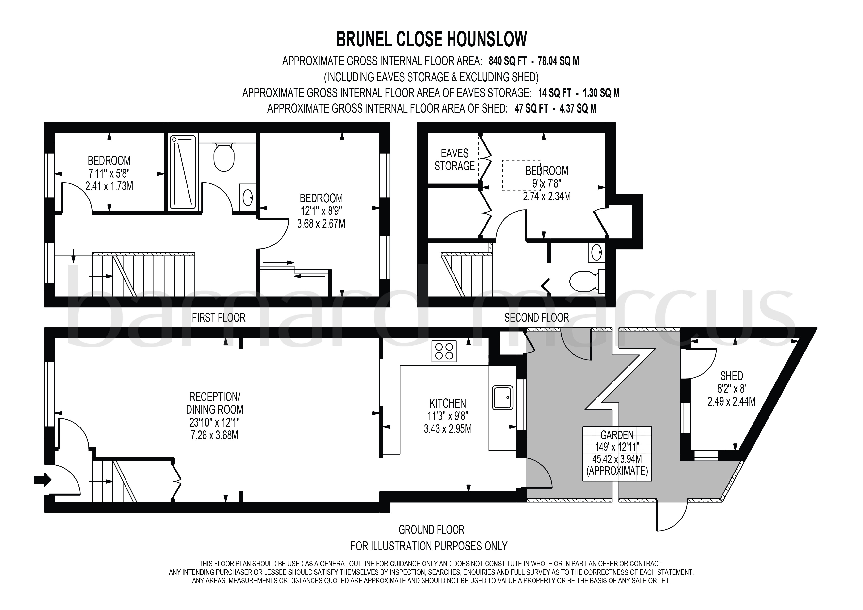 8, Brunel Close, HOUNSLOW floorplan