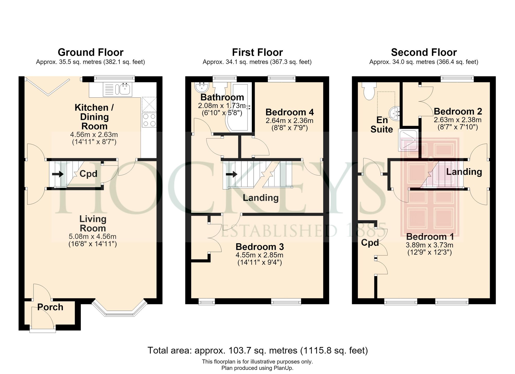 9 Ravensworth Gardens, Cambridge floorplan