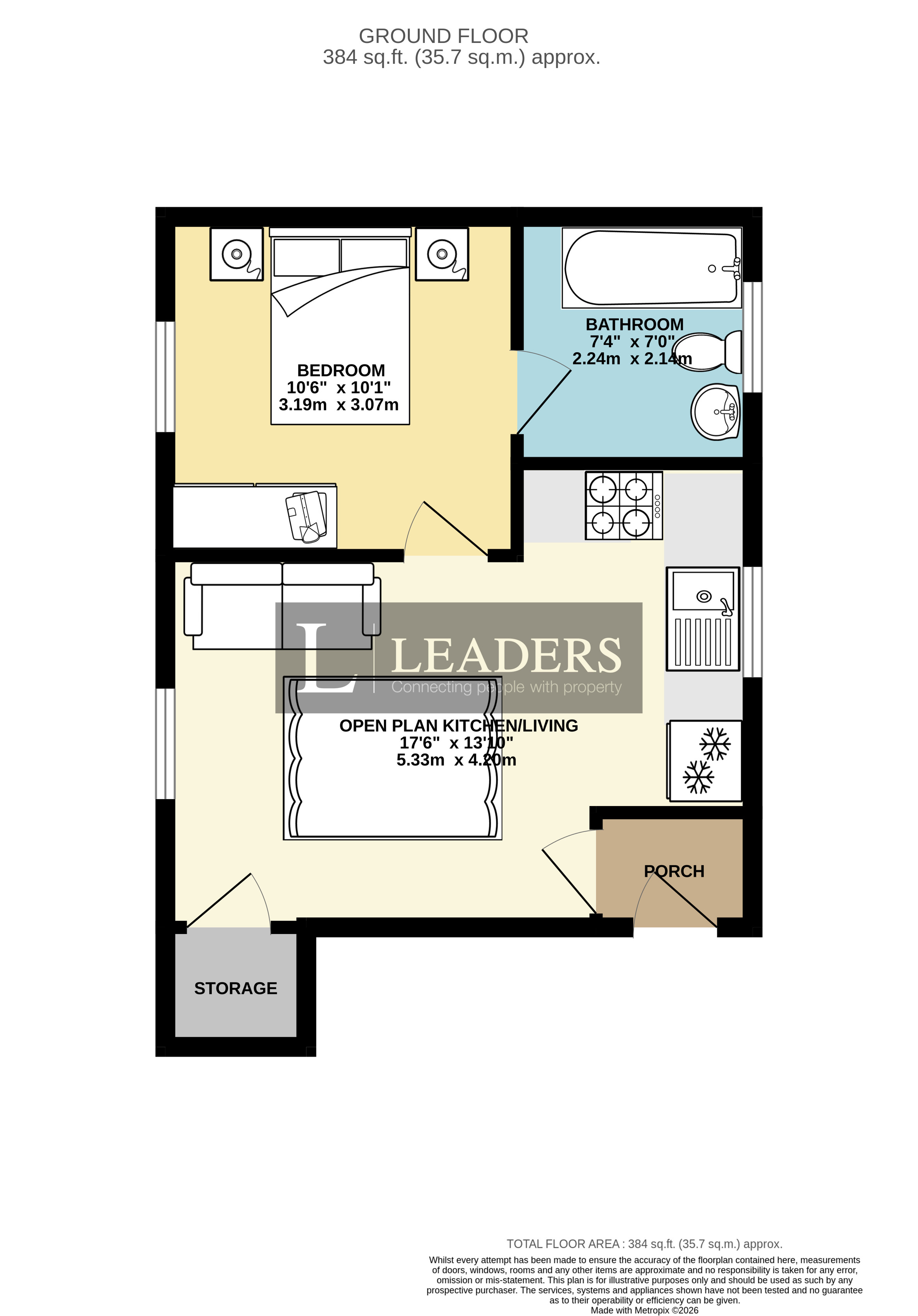 70, Edmonstone Crescent, Nottingham floorplan