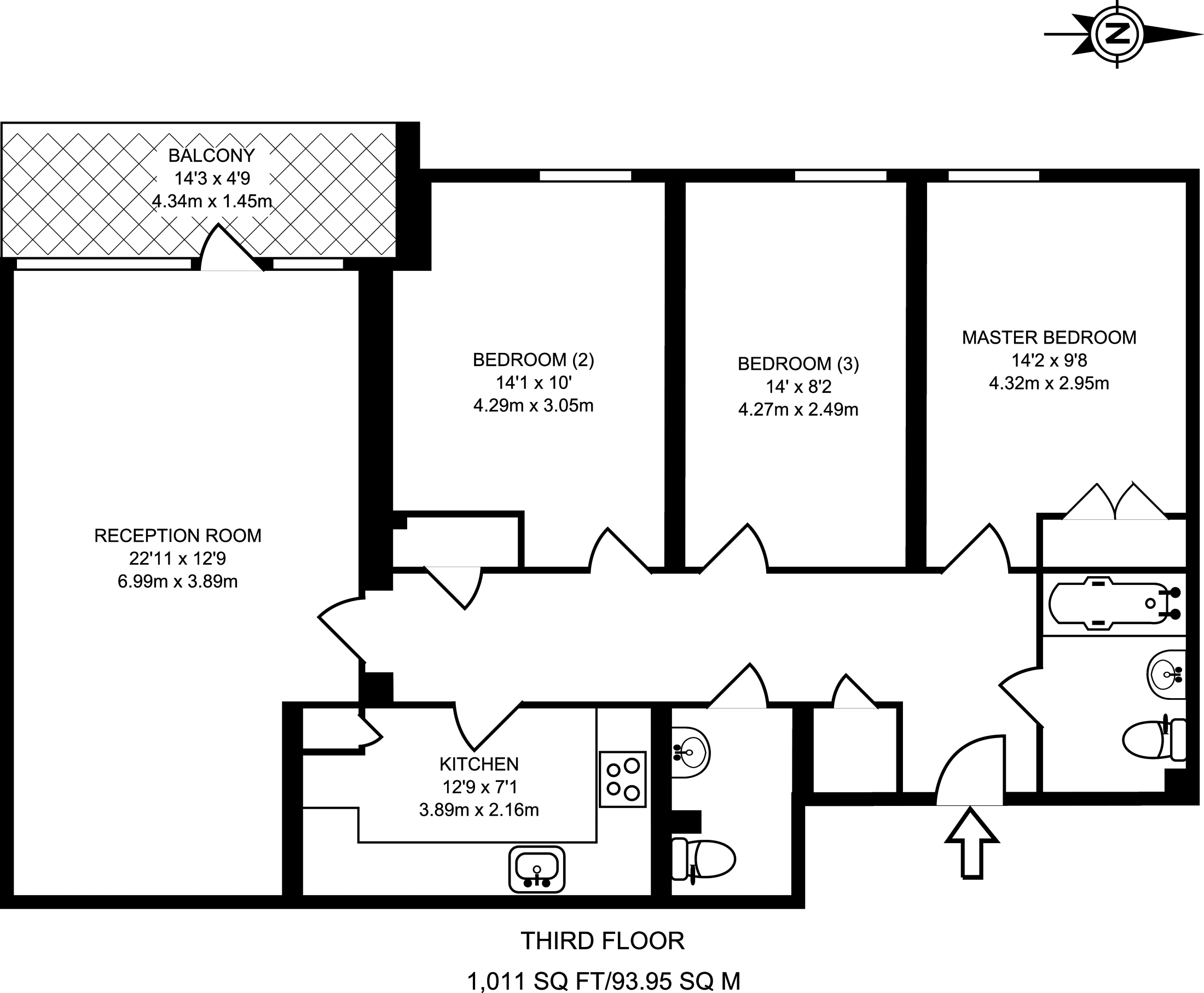 Floorplan - Representation Of Current Layout, Internal Floor Area Approx.