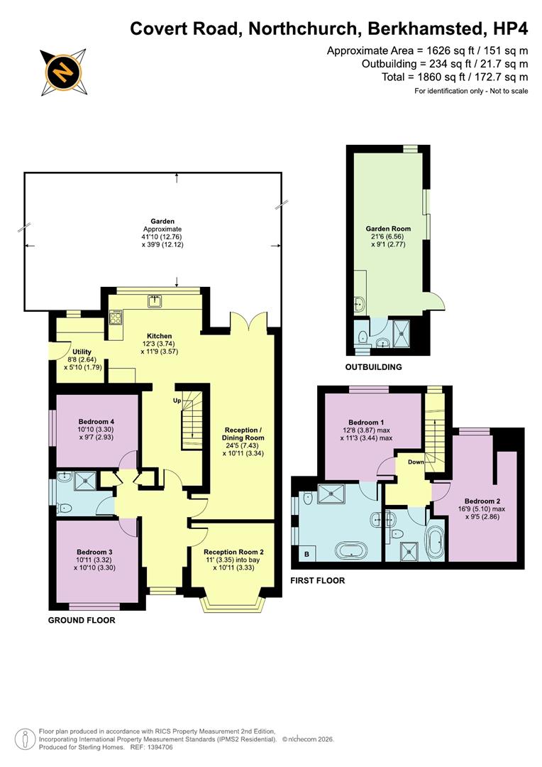 26, Covert Road, Berkhamsted floorplan