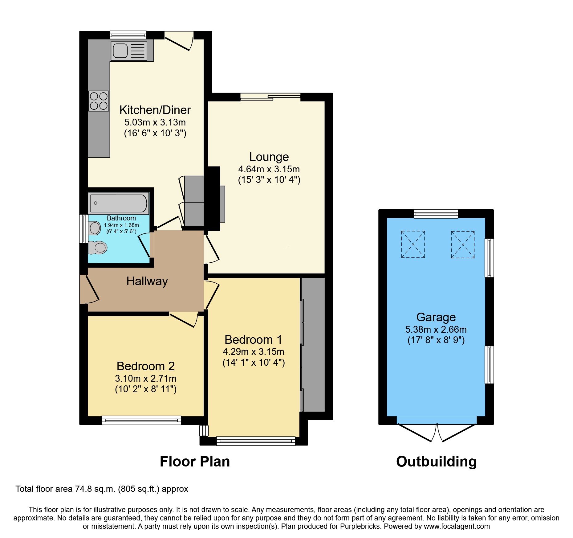 40, Glamis Road, Leyland floorplan