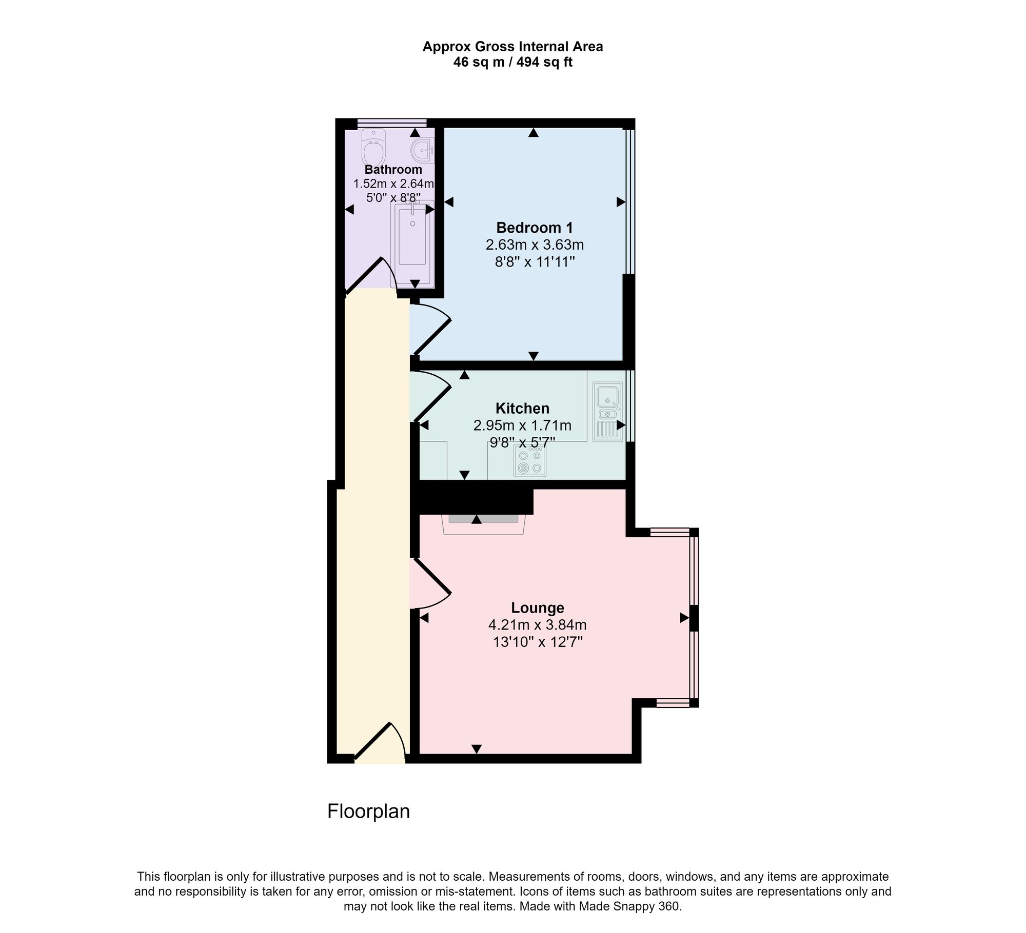 22 Glengall Road, Woodford Green floorplan