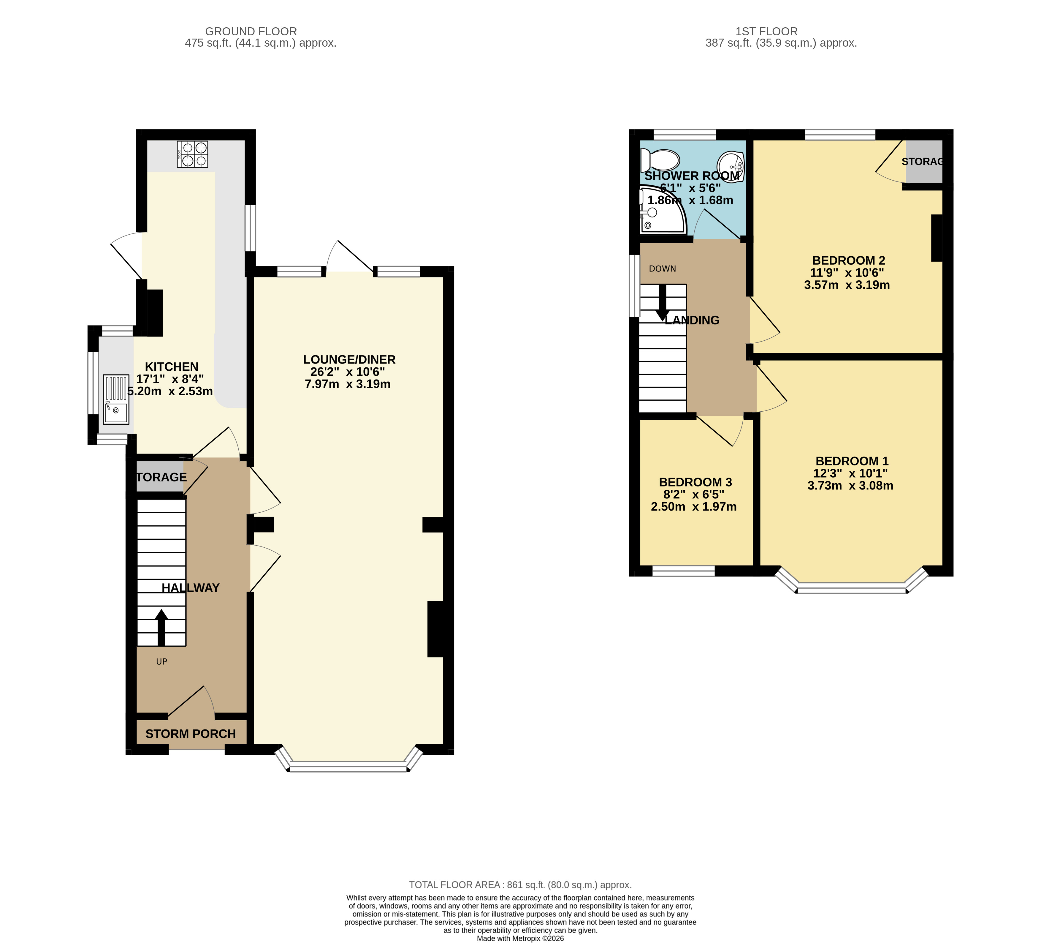 31, Woodlands Drive, Loughborough floorplan
