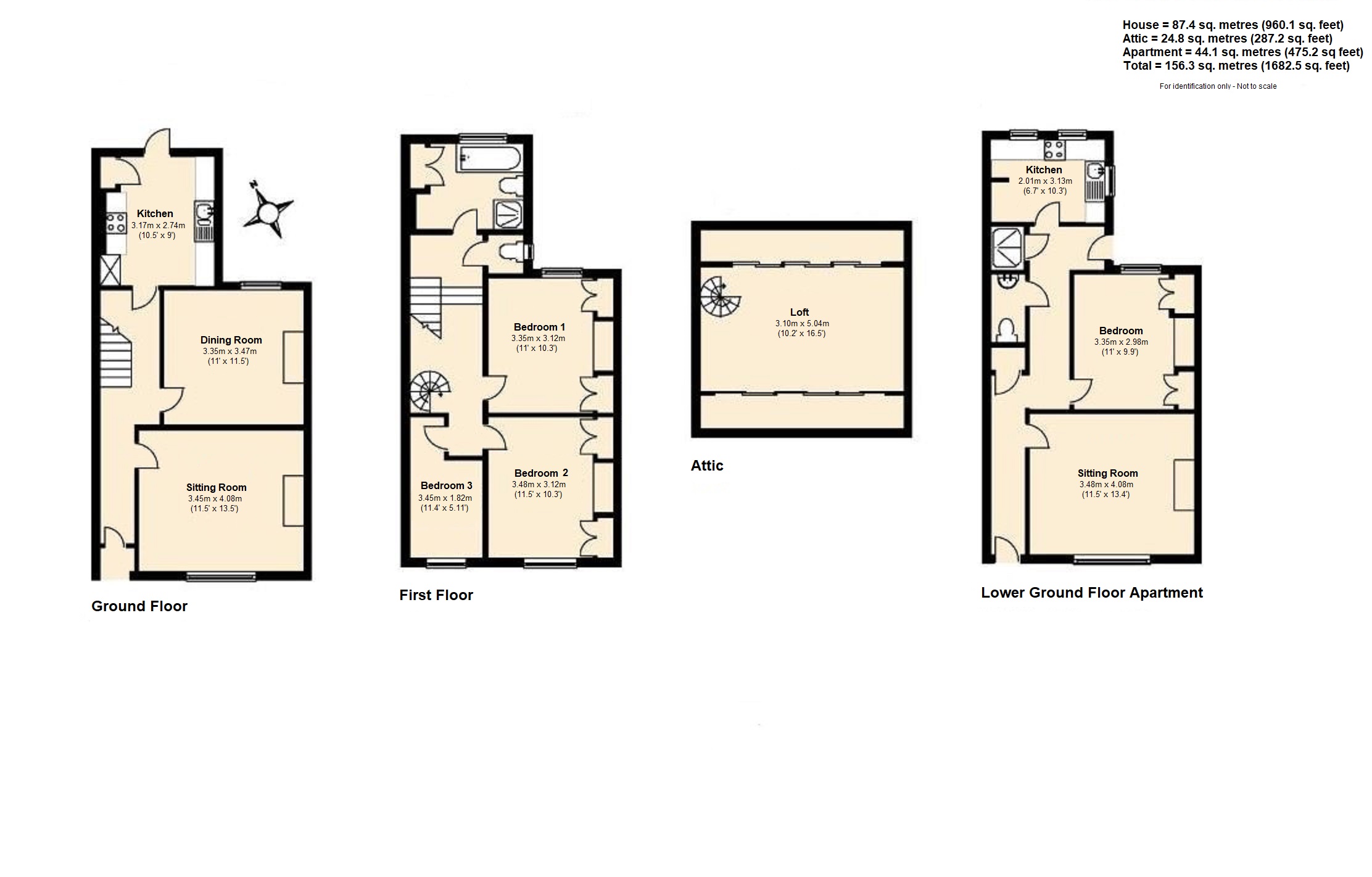 121, St Georges Road, Cheltenham floorplan