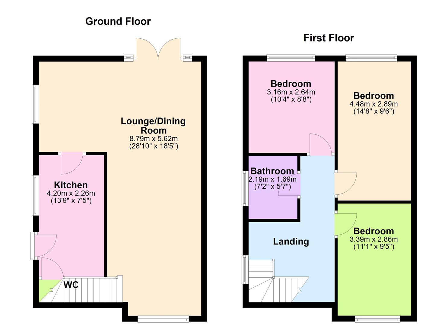 26, Outlands Drive, Hinckley floorplan