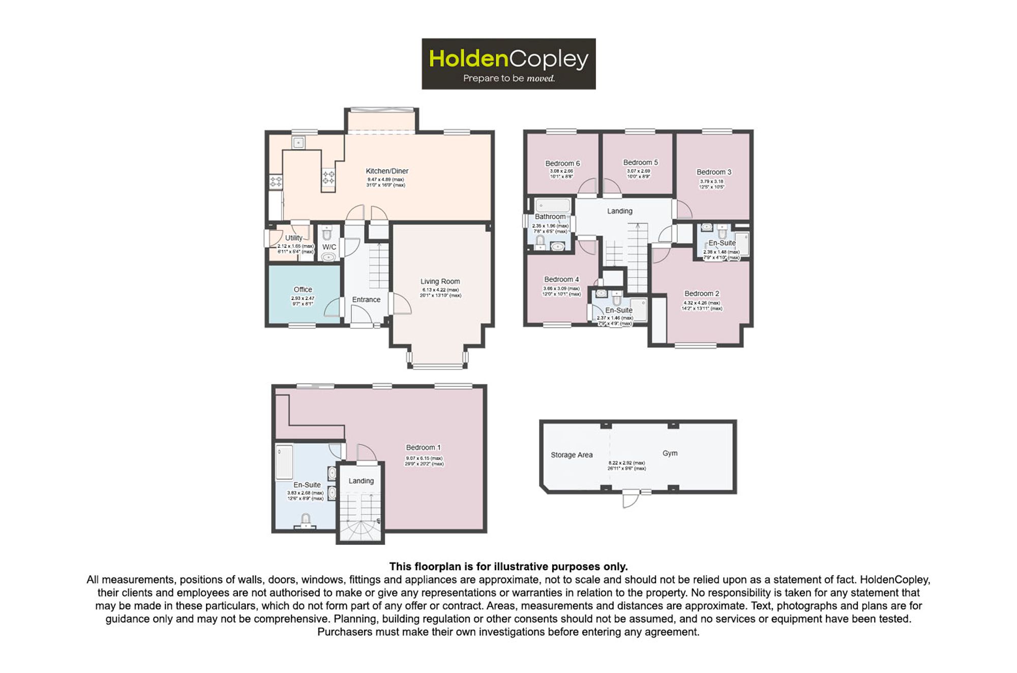 6 Shaldon Close, Nottingham floorplan