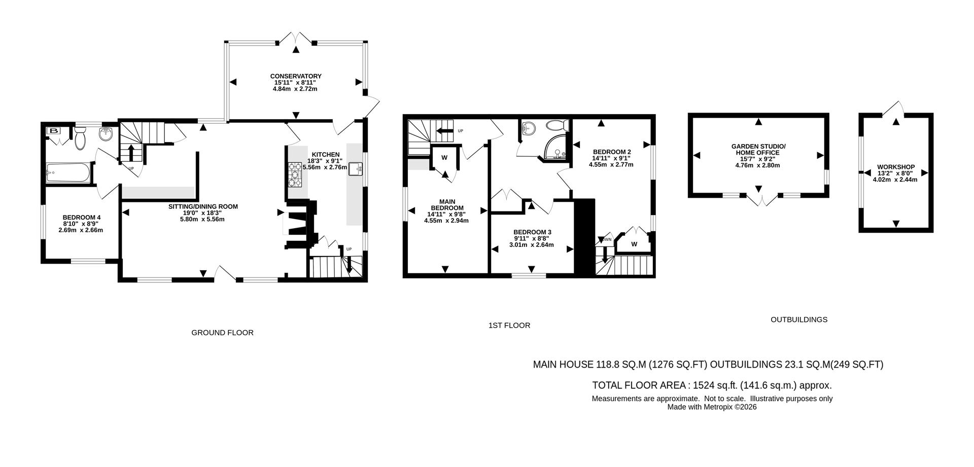 Vine Cottage, Leech Lane, Headley floorplan