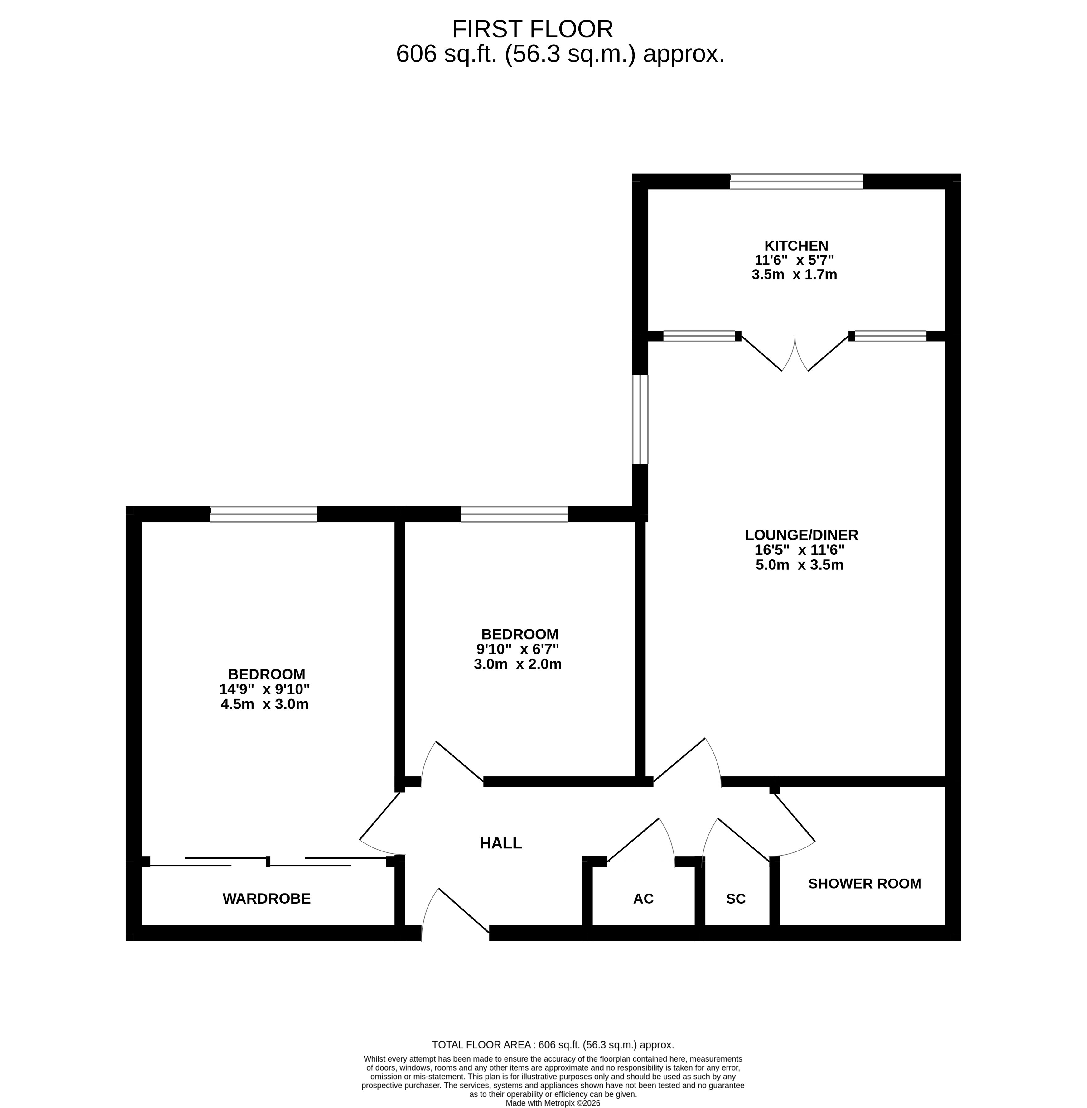 12, Victoria Court, Biggleswade floorplan