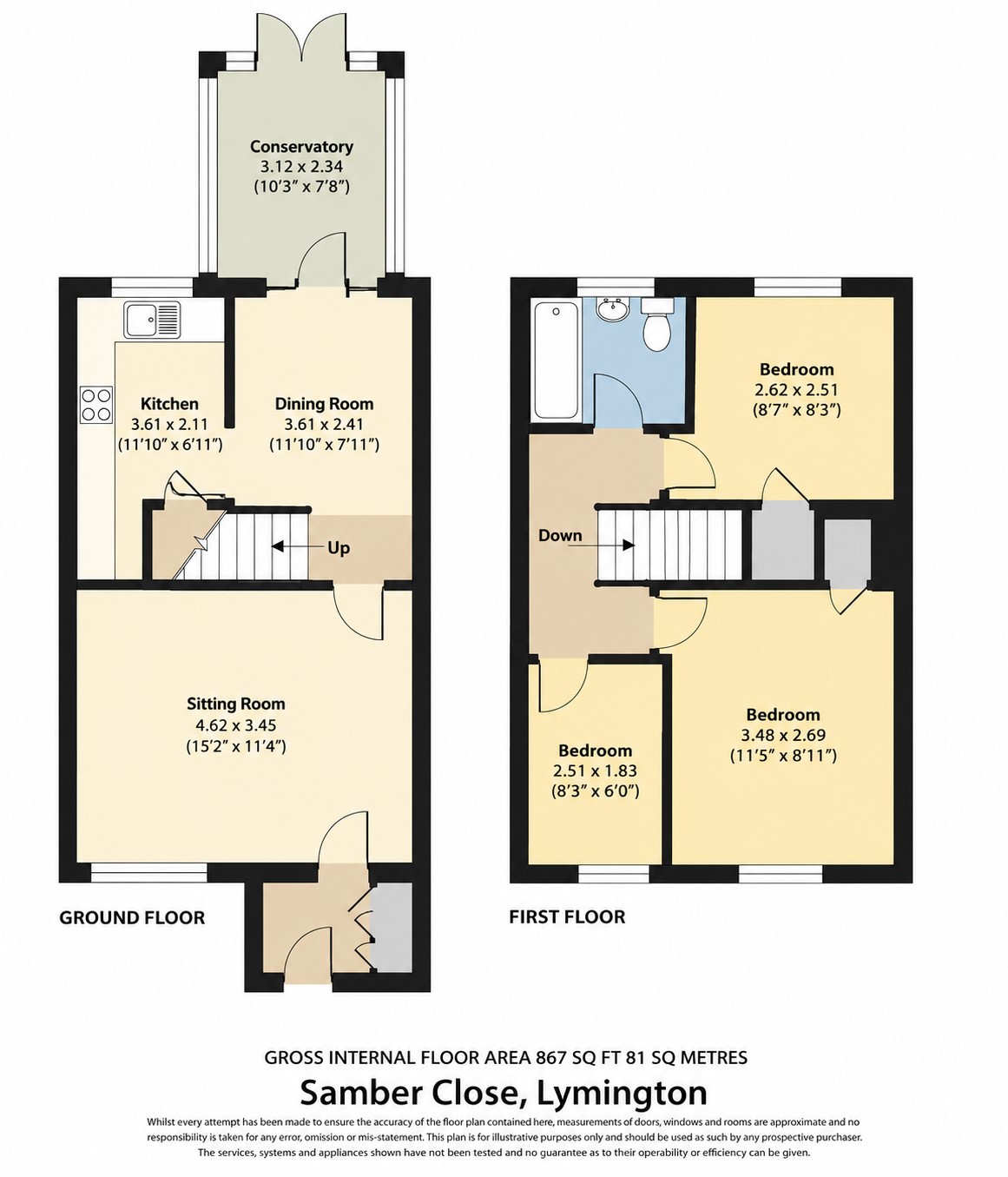 Apple Cottage, 100, Samber Close, Lymington floorplan