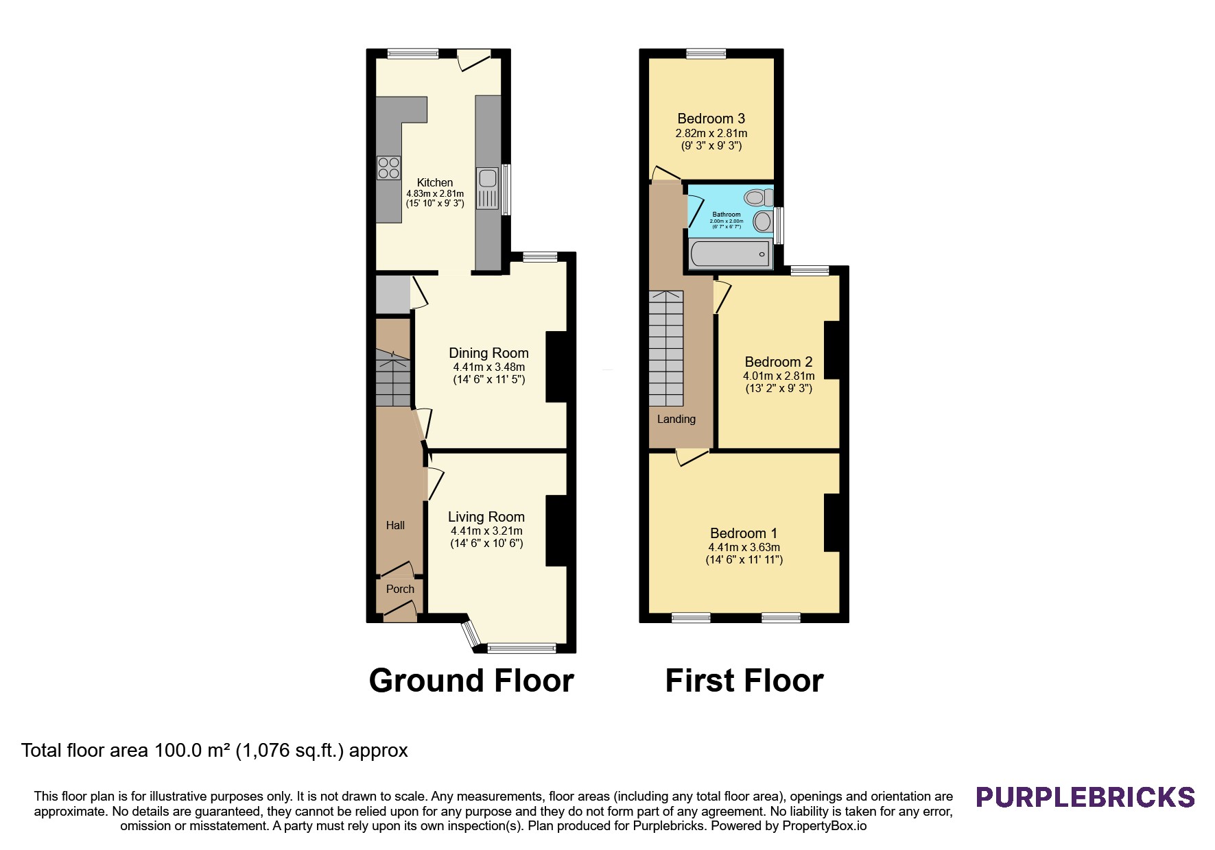 54, Alphonsus Street, Manchester floorplan