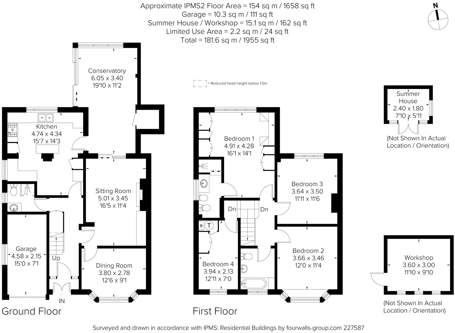 4 Bedrooms Semi-detached house for sale in London Road East, Amersham, Buckinghamshire HP7