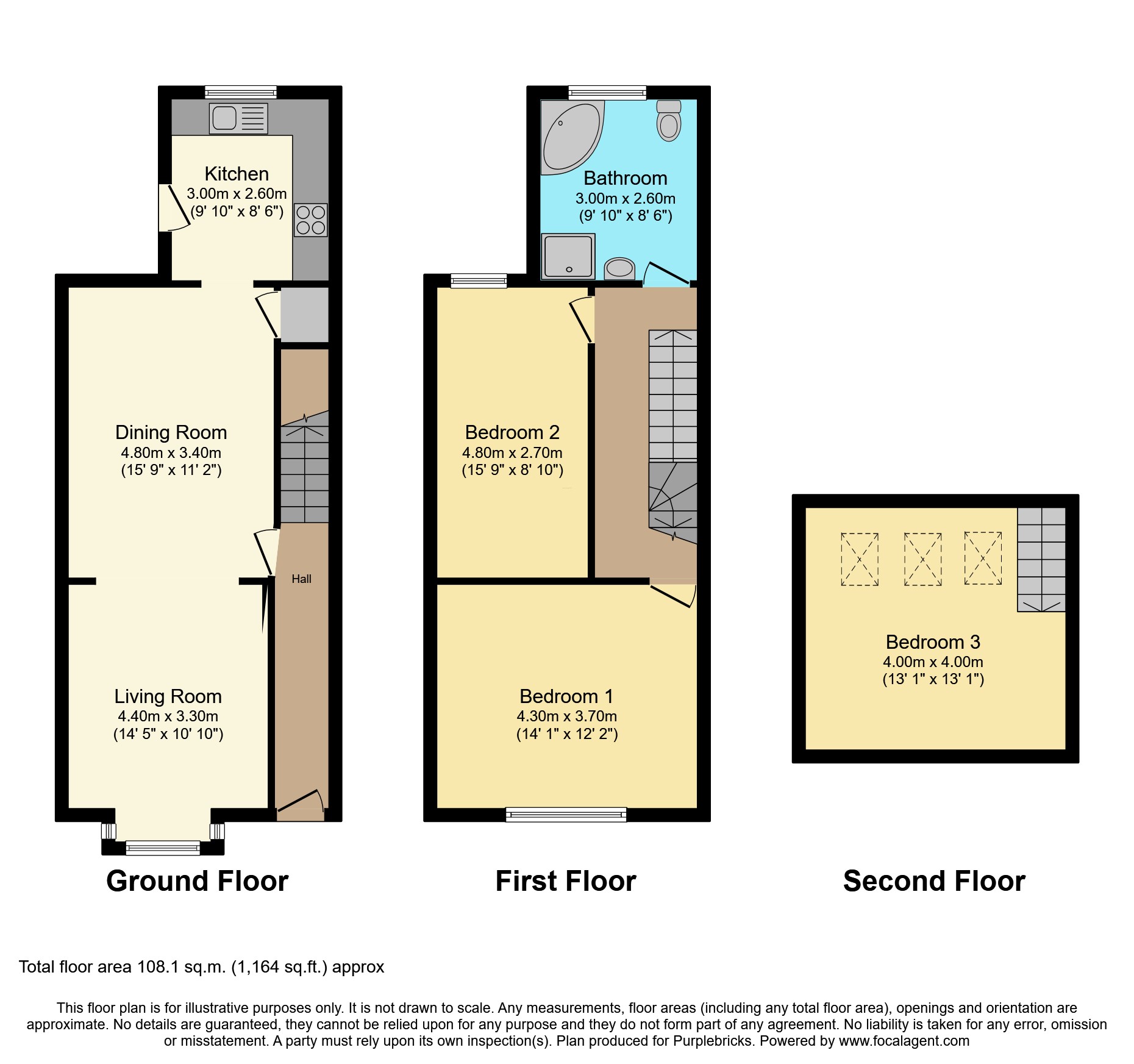 51, Withington Lane, Aspull, Wigan floorplan
