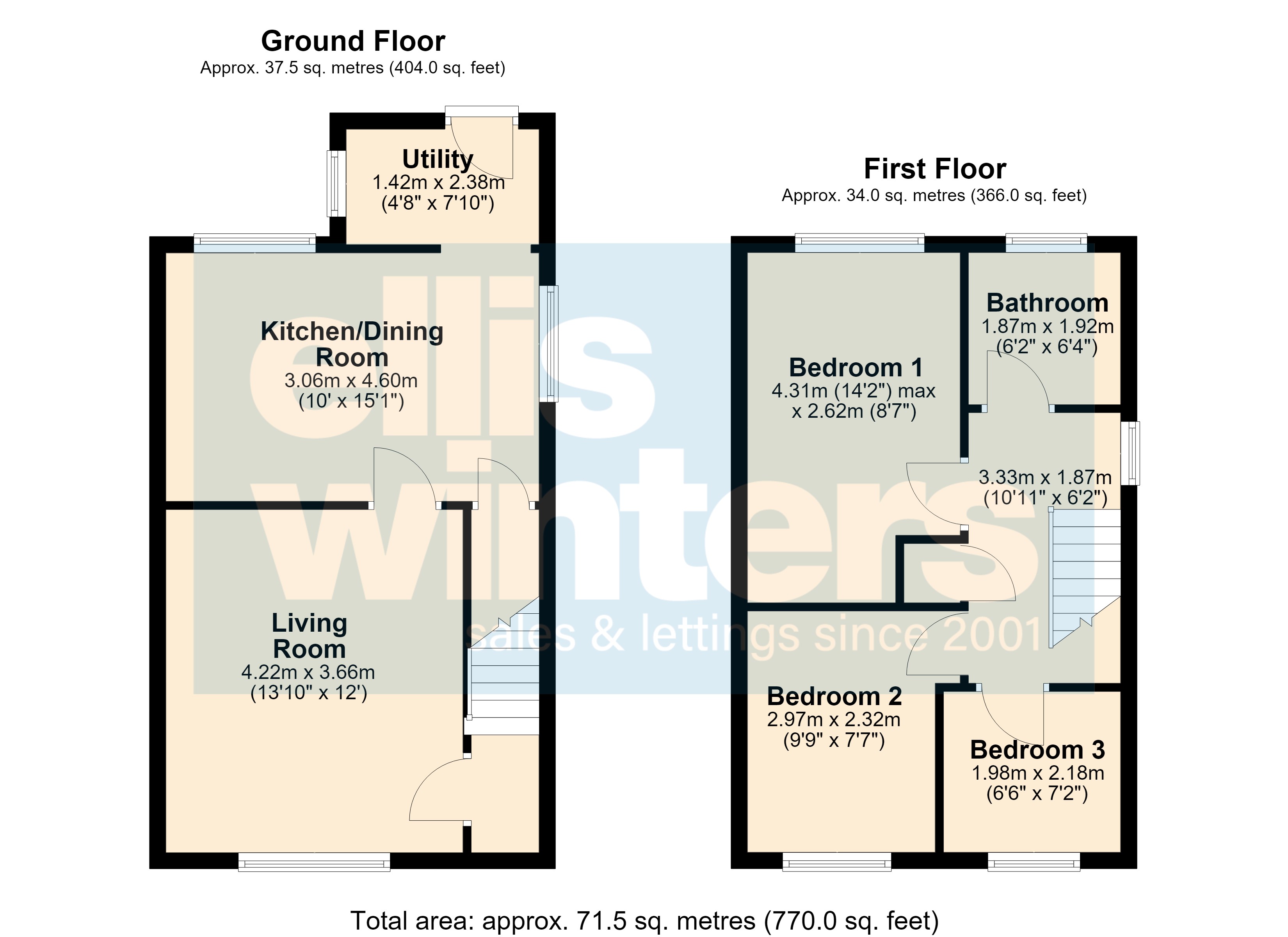 1, Georgina Close, Manea floorplan