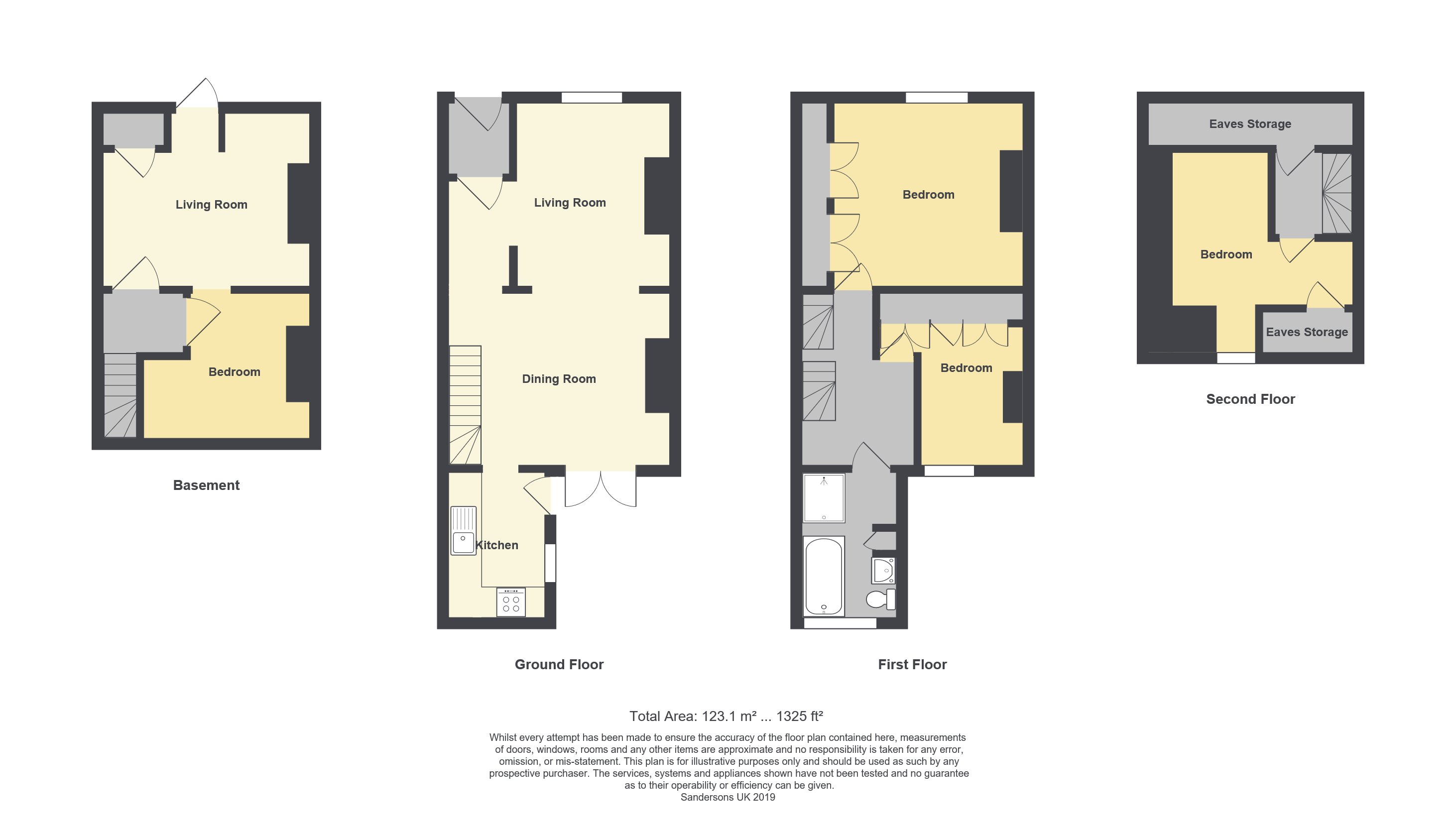 4 Bedrooms Terraced house to rent in Queen Street, Ashford TN23