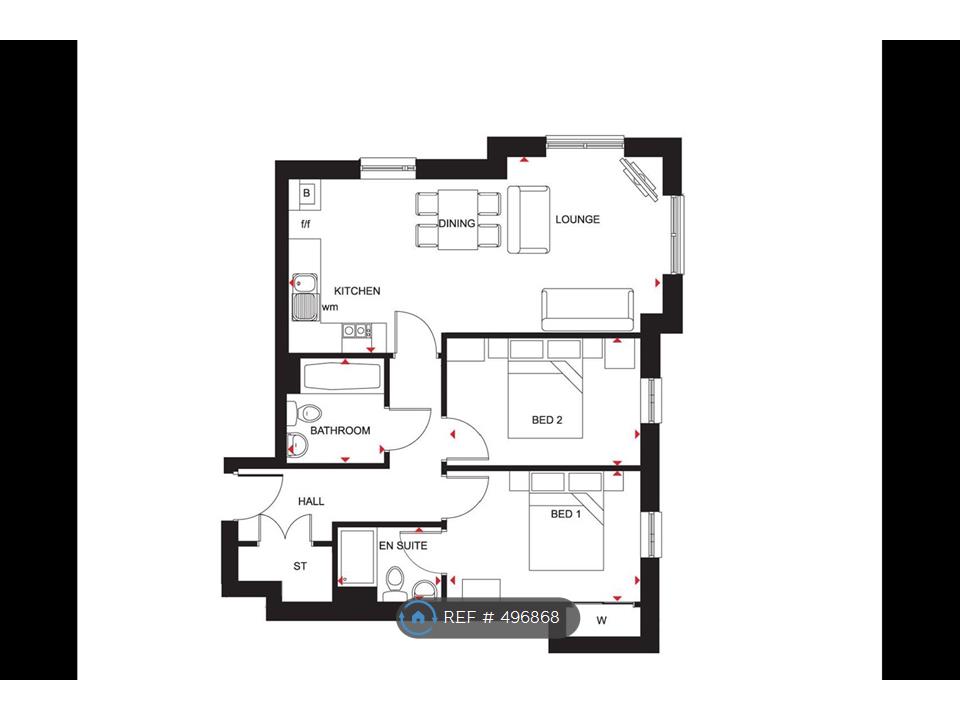 1 Bedrooms Flat to rent in Craw Yard Drive, Edinburgh EH12