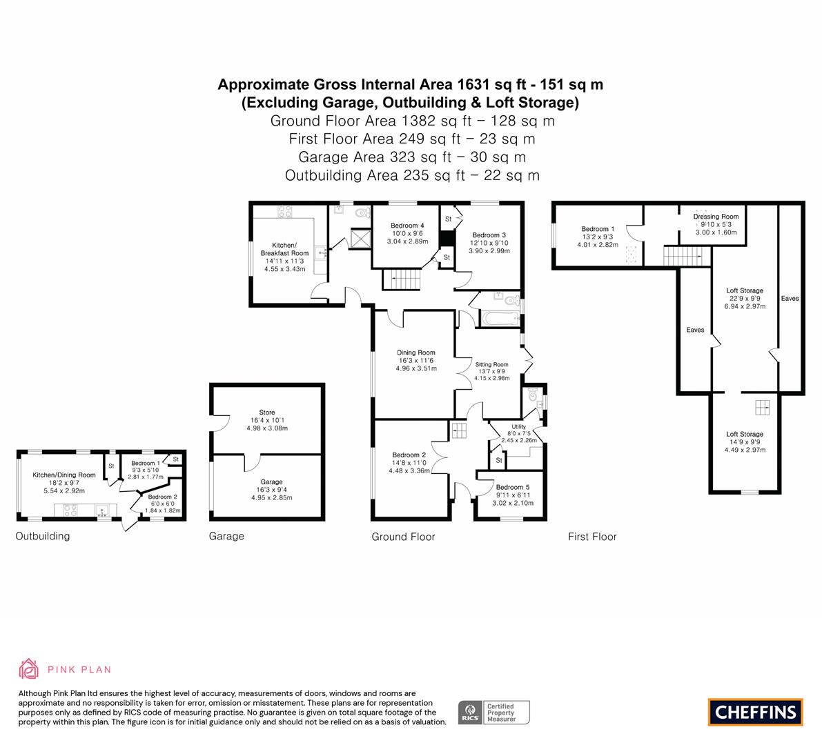 50, Limes Road, Hardwick floorplan