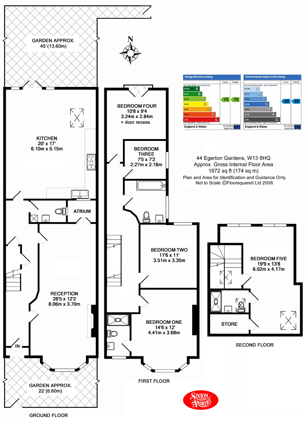 Egerton Gardens, Ealing W13, 5 bedroom terraced house for sale