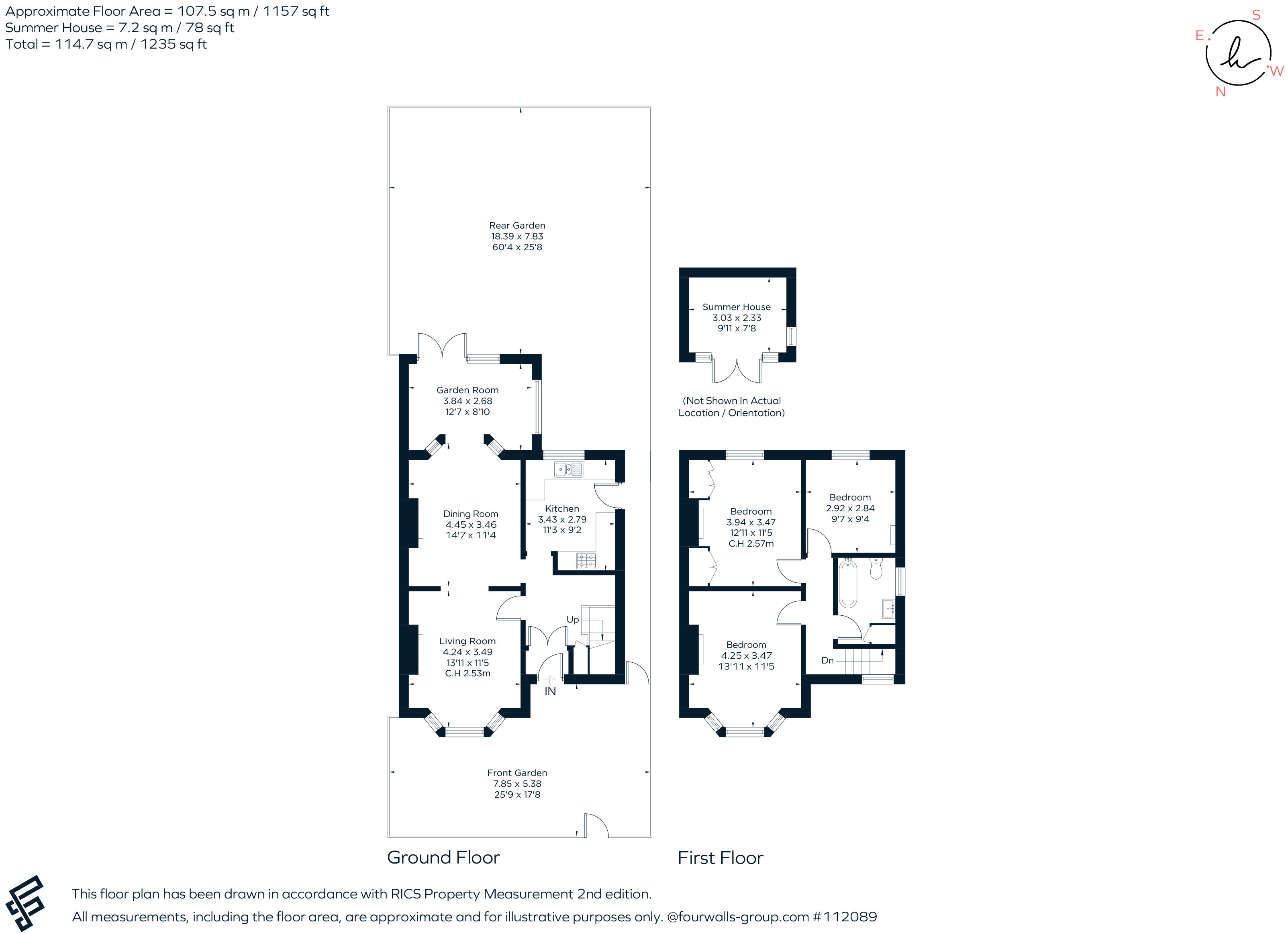 73, Canterbury Grove, London floorplan
