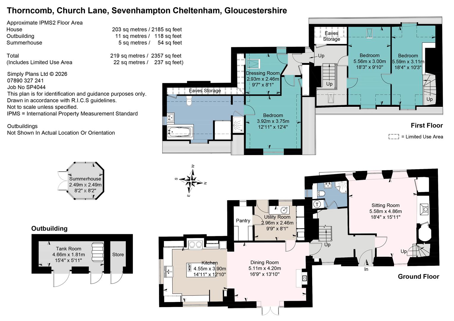 Thorncomb, Church Lane, Cheltenham floorplan