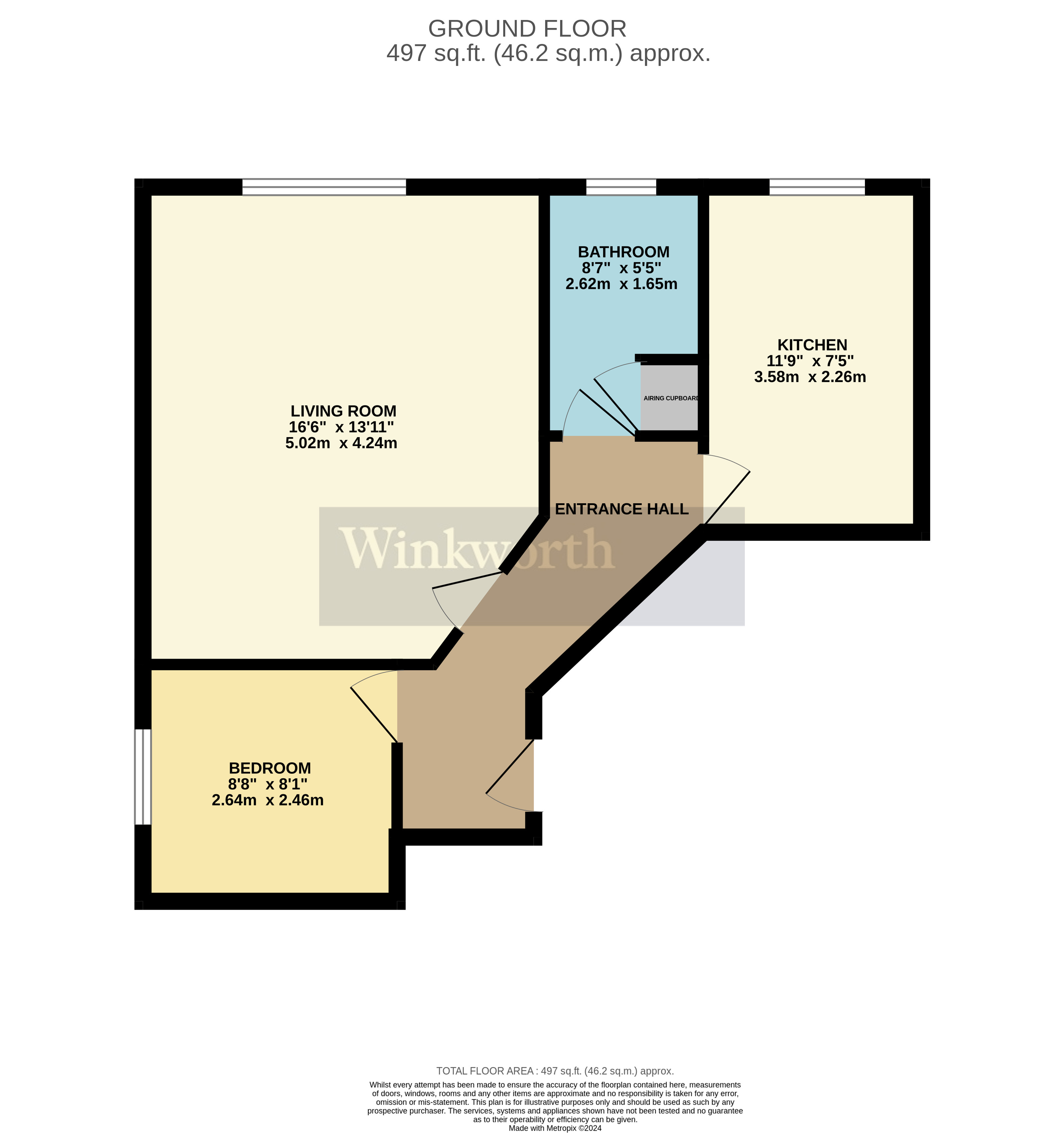 Flat 6, 439-441,, Wellingborough Road, Northamptonshire floorplan