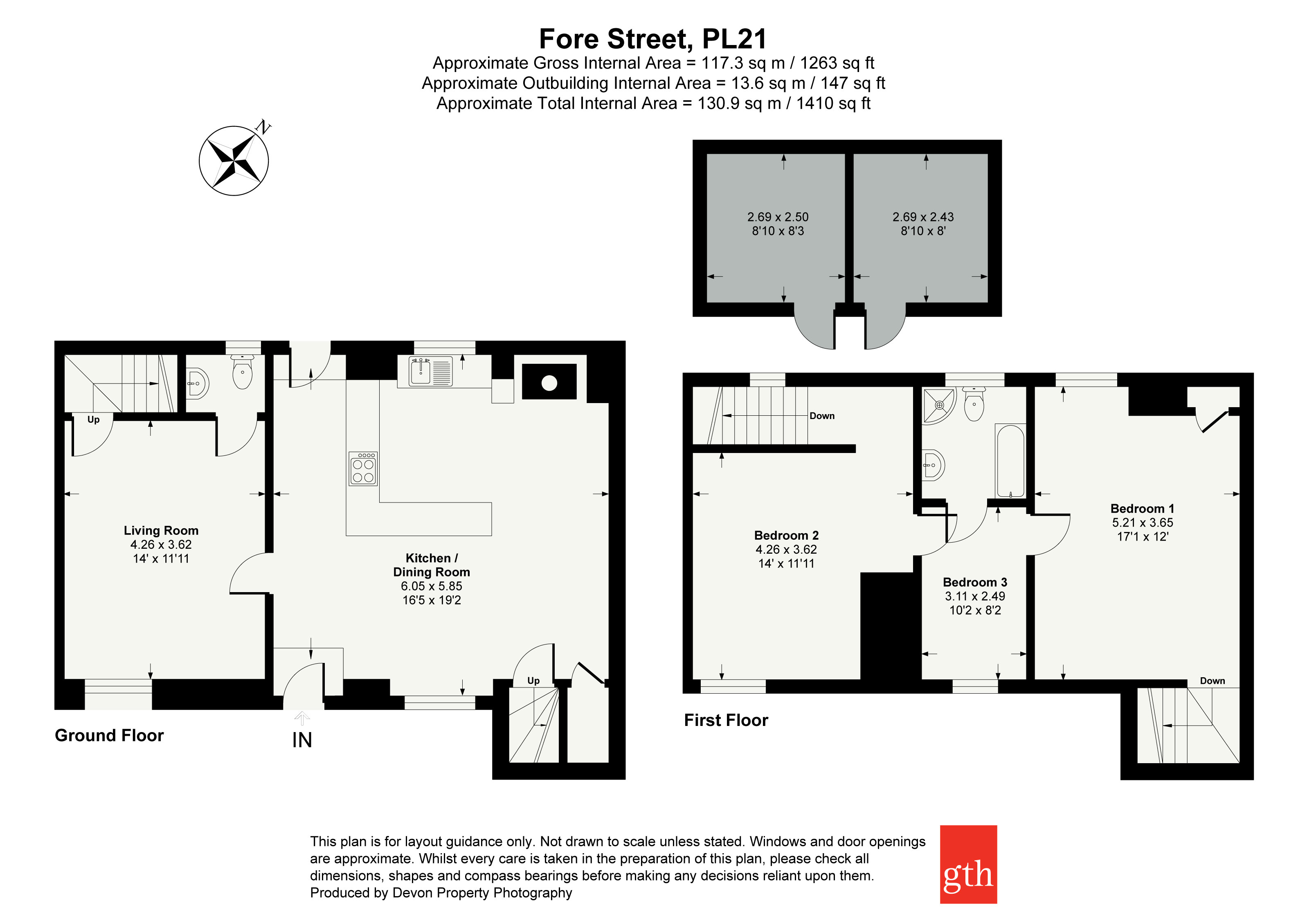 1, Fore Street, Ivybridge floorplan