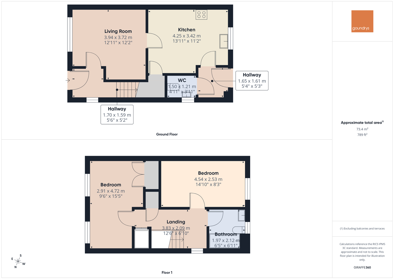 42, Chenoweth Way, Redruth floorplan