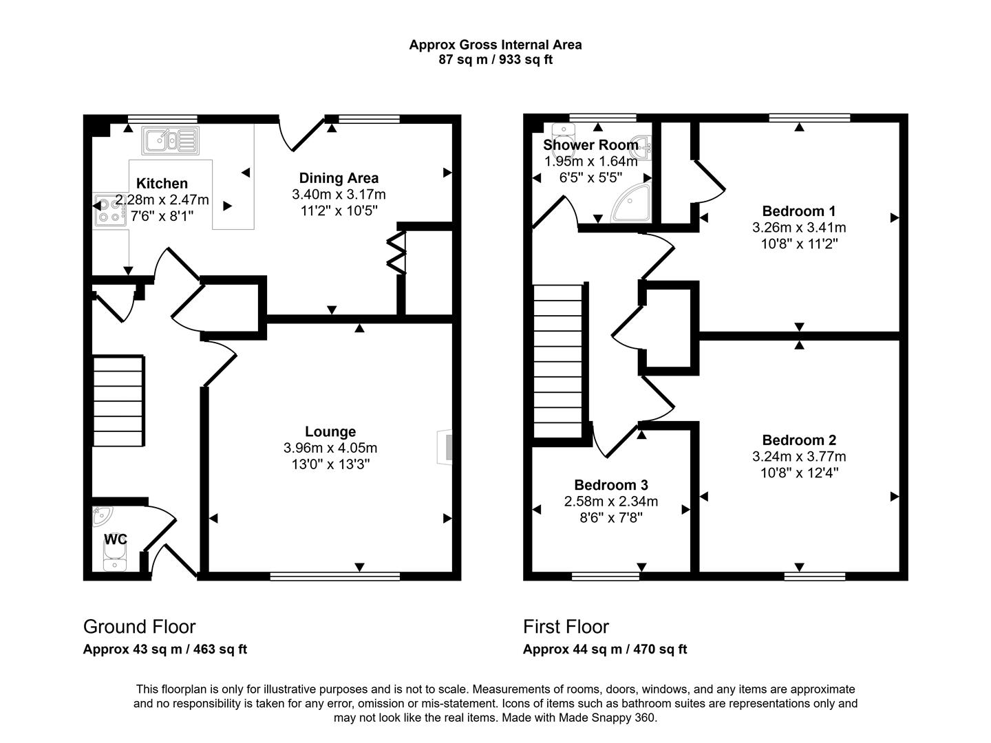 37, Honeybank Crescent, Carluke floorplan