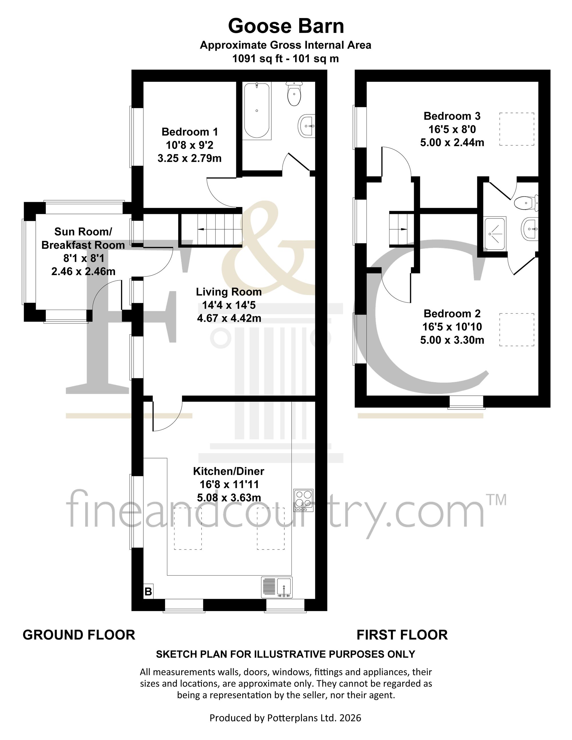 Gooses Barn Gooses Lane, Pembroke floorplan