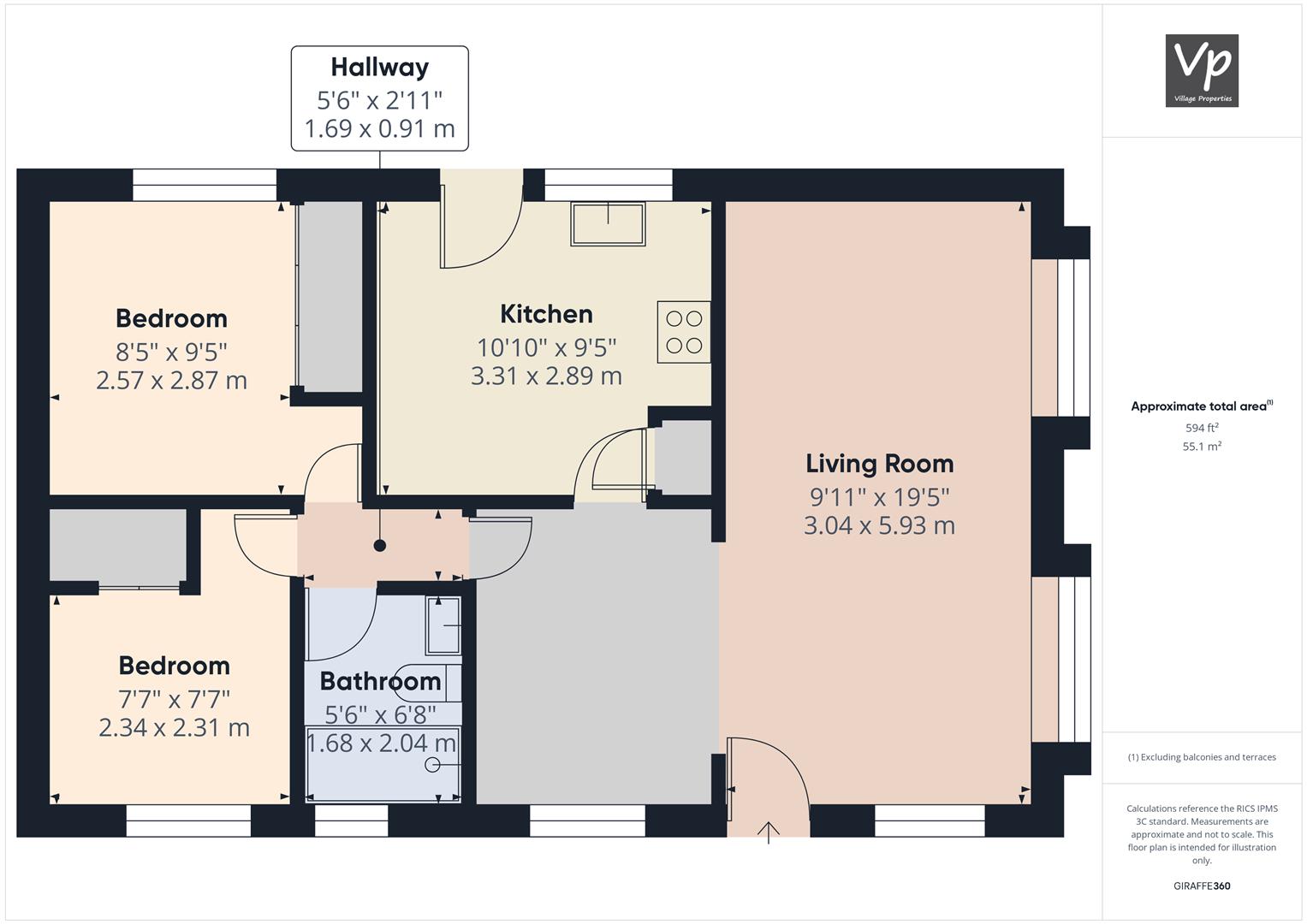 3, Third Avenue, Garston Park, Reading floorplan