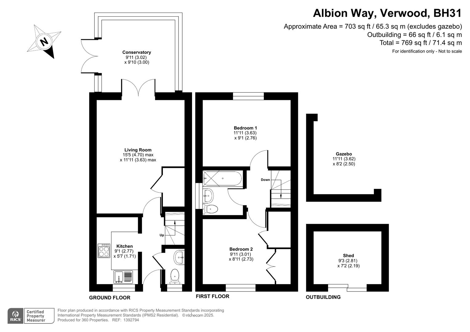 c, Albion Way, Verwood floorplan