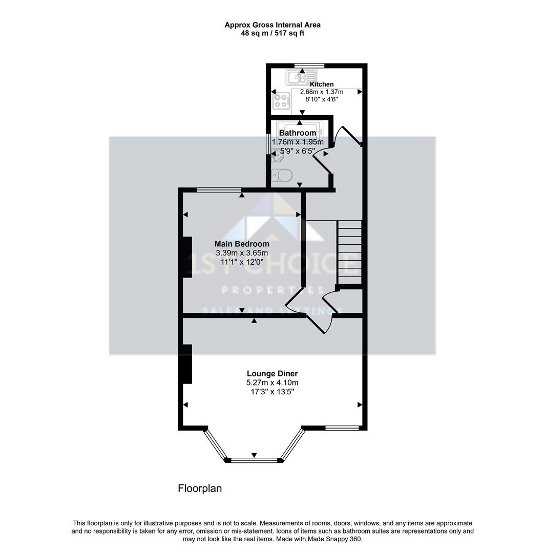 Flat 2, 153, Heath Road, Leighton Buzzard floorplan