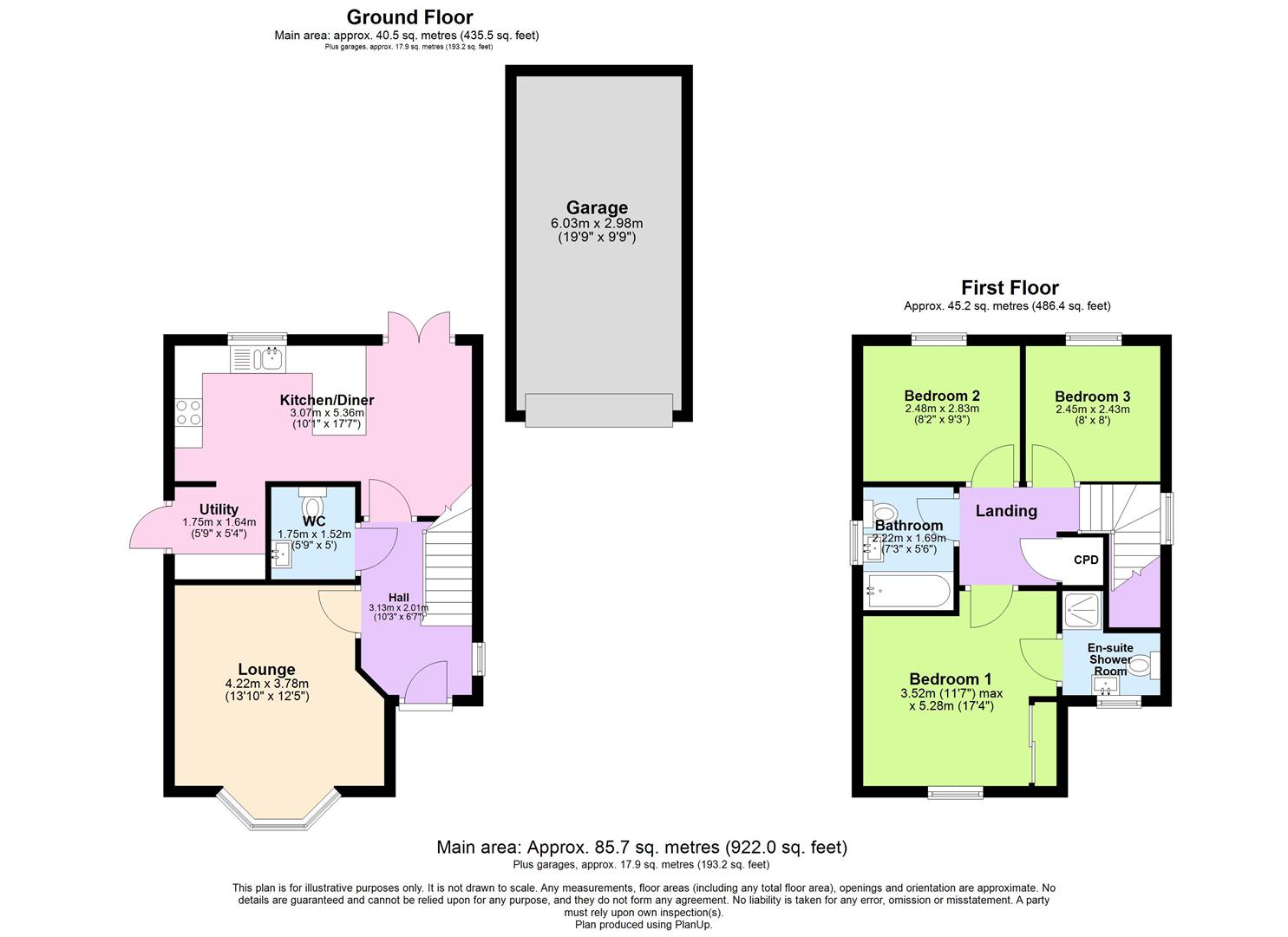 17, Hartshorne Road, Southam floorplan