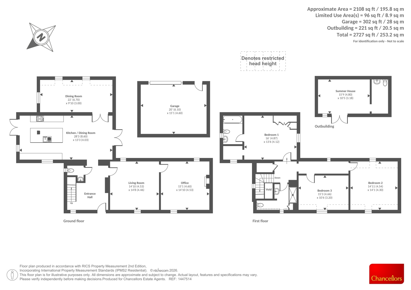 OLD THATCH, Crookham Common, Reading floorplan
