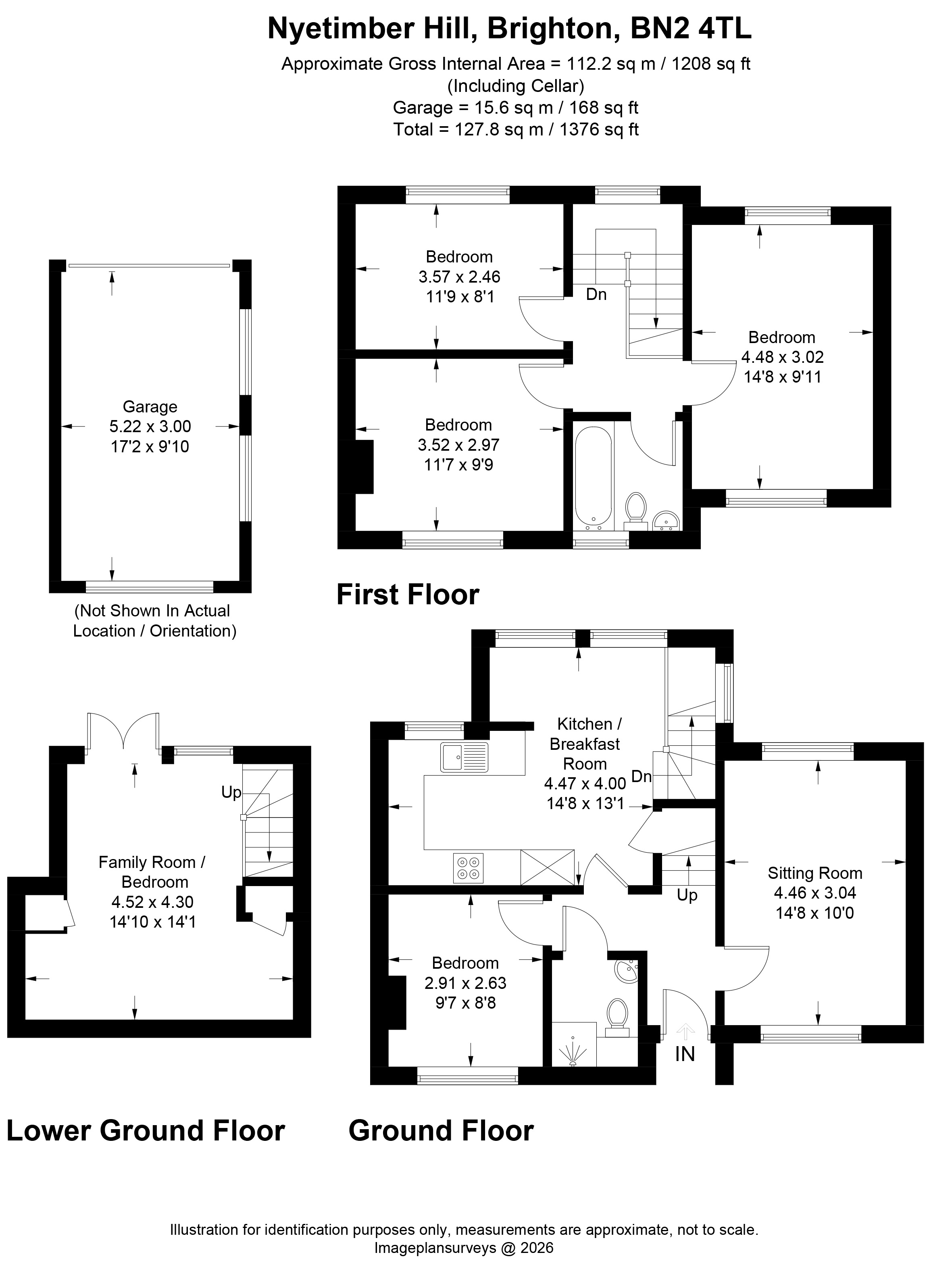 15, Nyetimber Hill, Brighton floorplan
