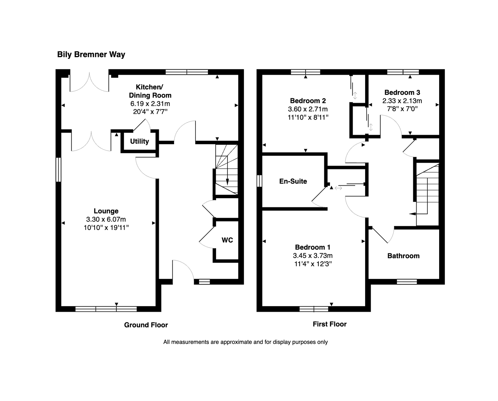 171, Billy Bremner Way, Stirling floorplan
