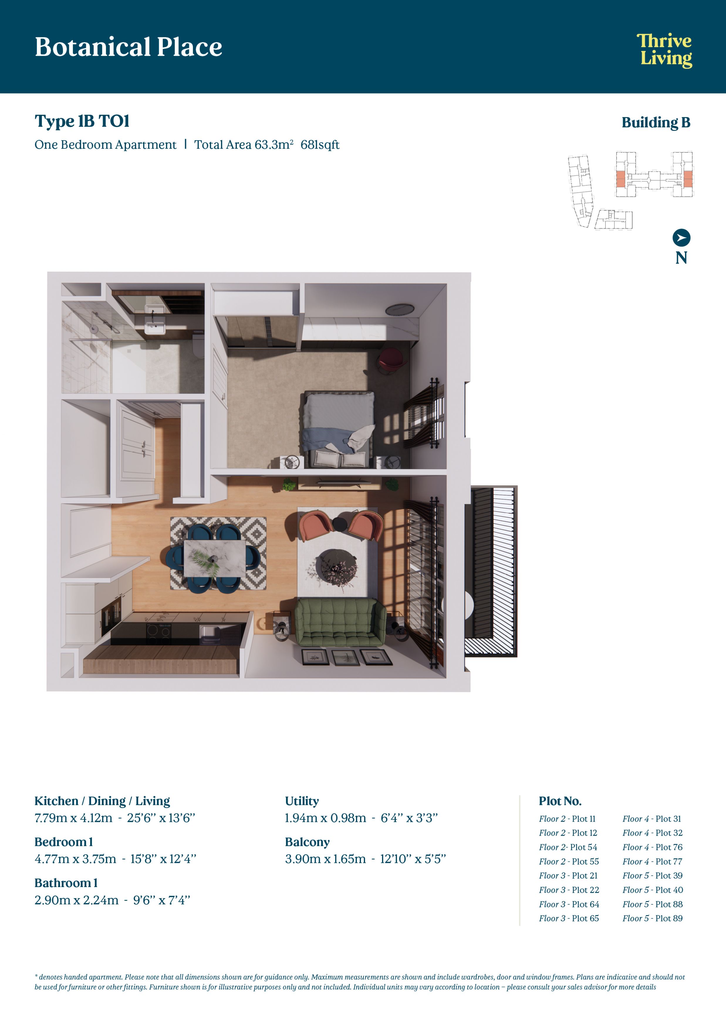 10, Cassia House, West Byfleet floorplan