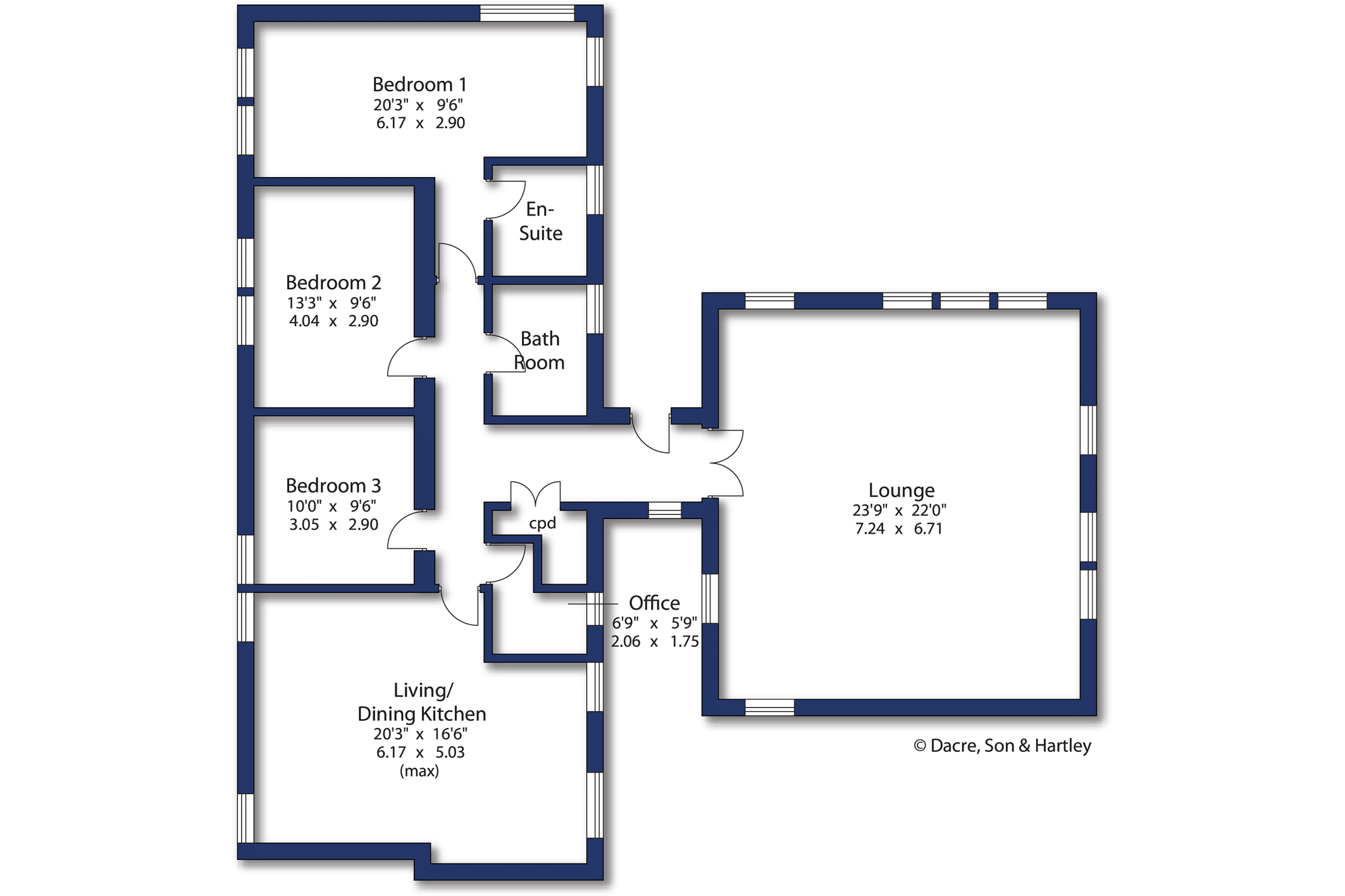 7 Aysgarth Court, 3, Clifford Drive, Ilkley floorplan