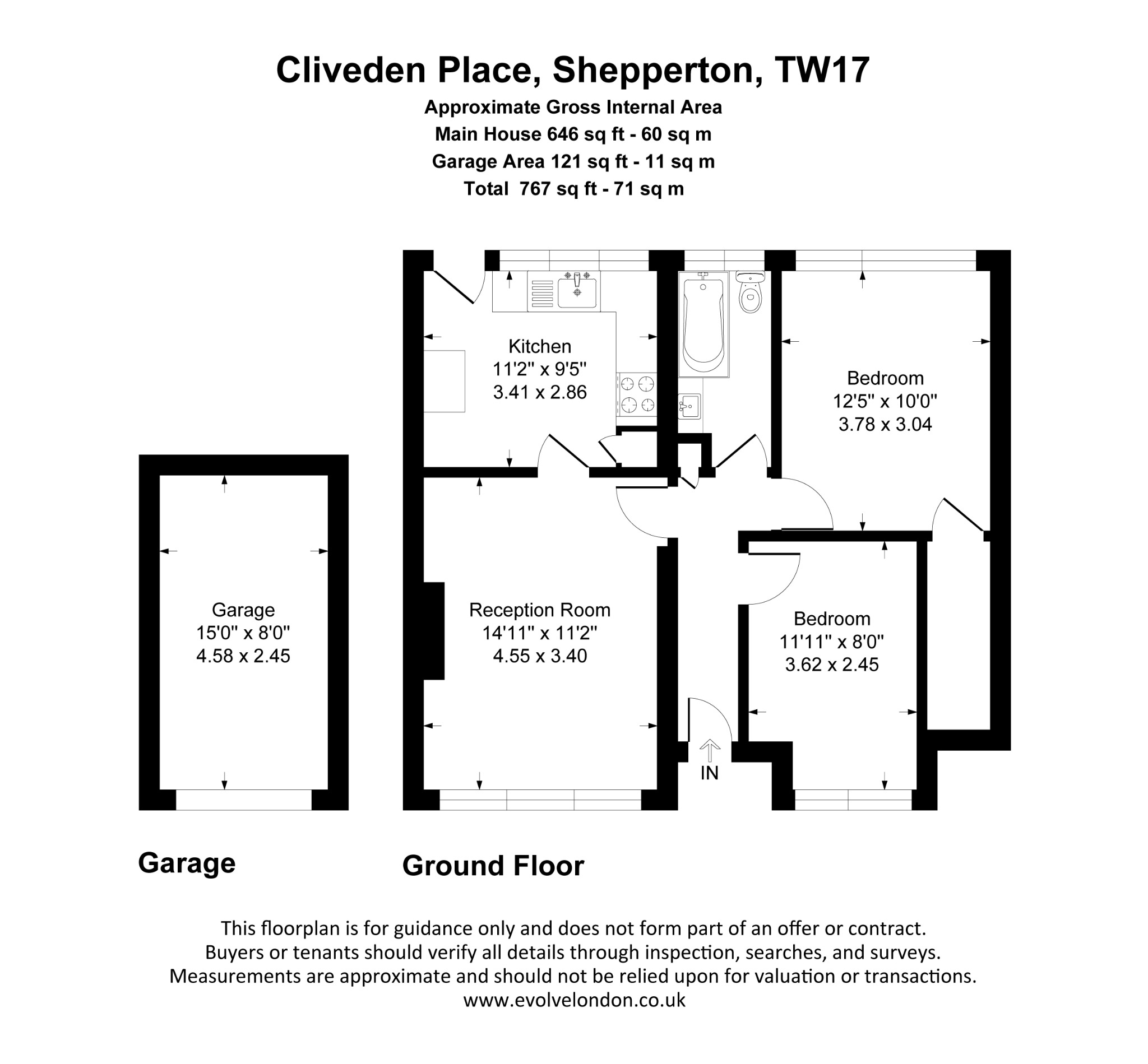 7, Cliveden Place, Shepperton floorplan