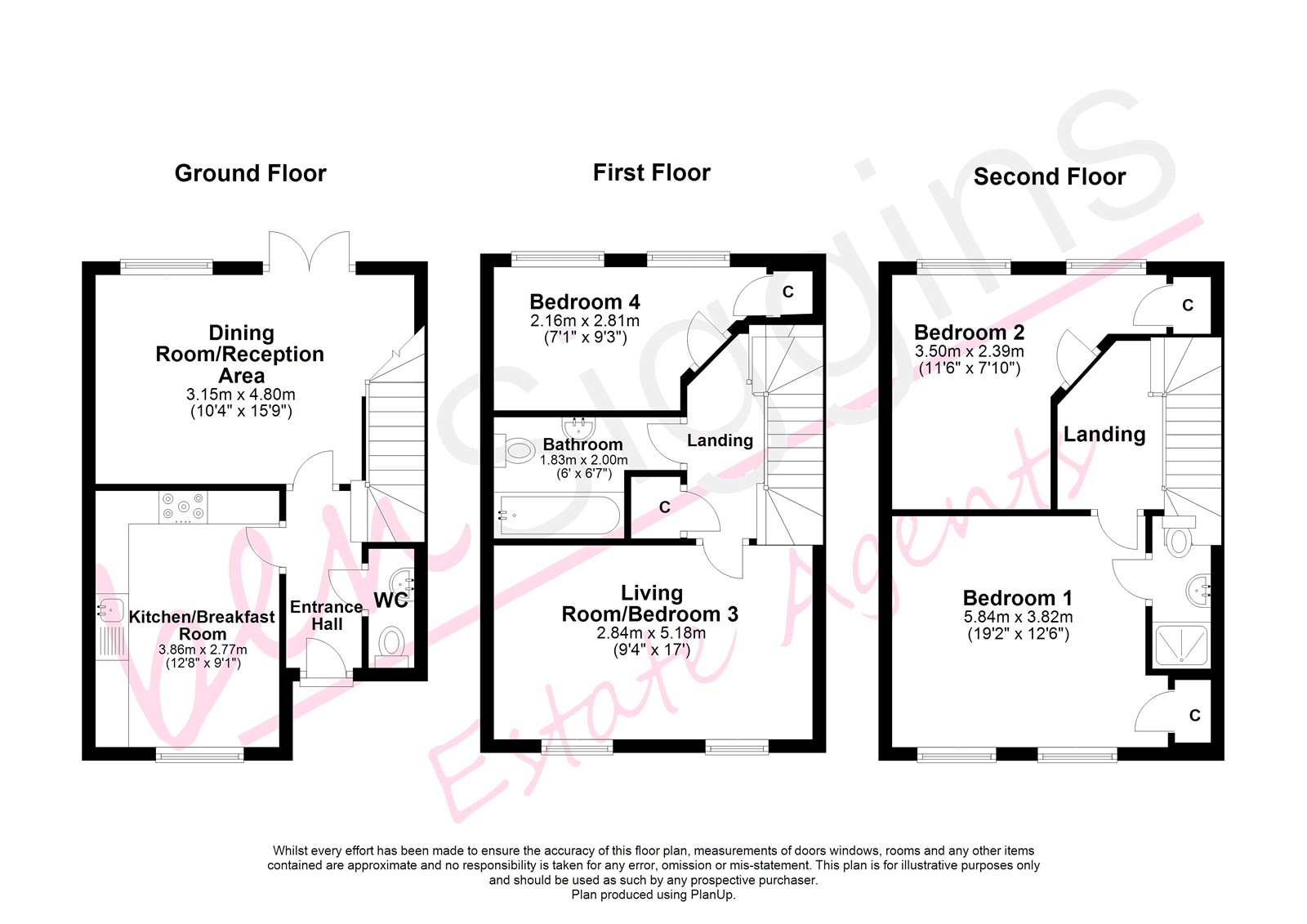 4 Bedrooms Terraced house for sale in Tarragon Road, Maidstone, Kent ME16