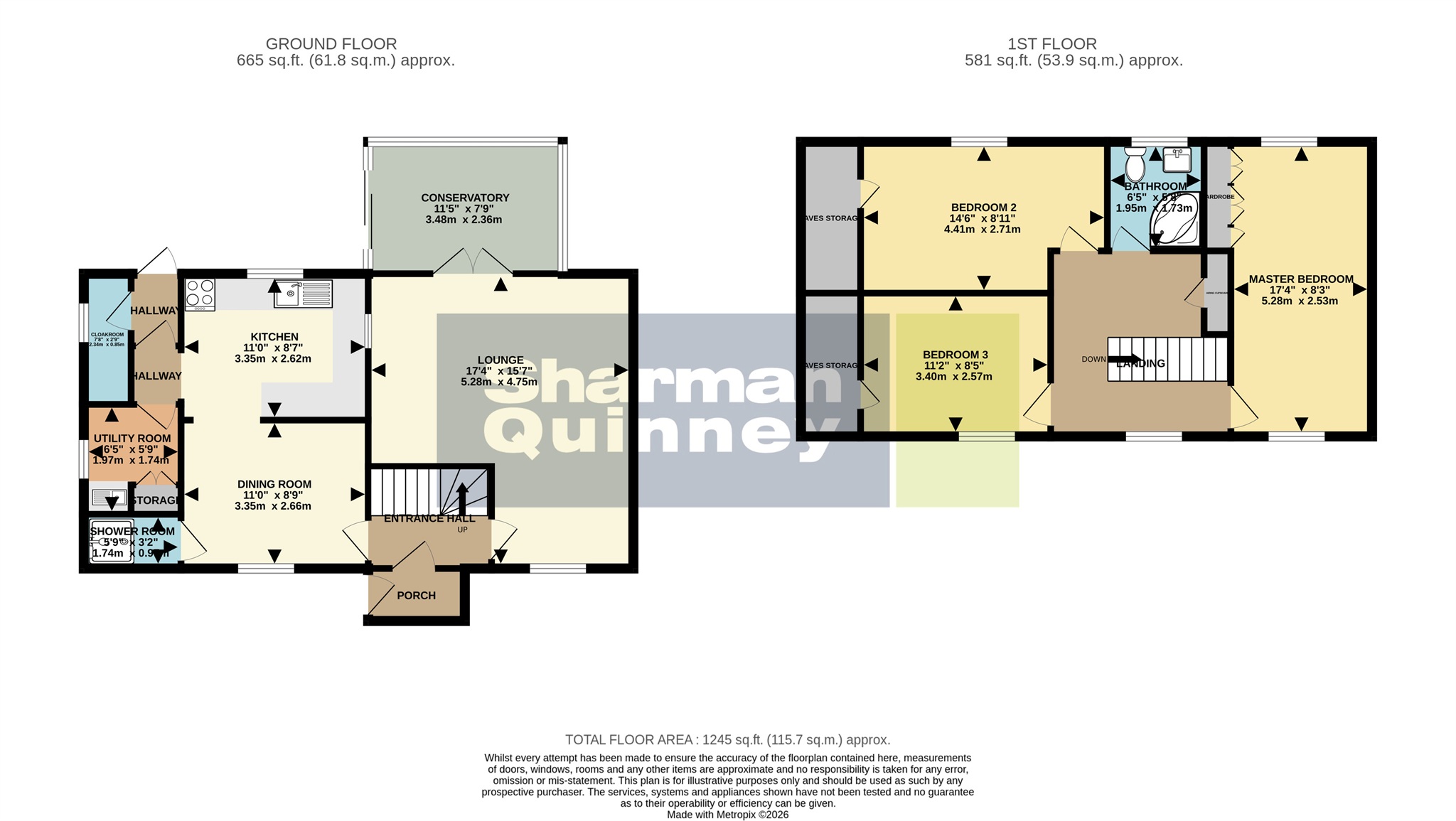 3, Westfield Road, HUNTINGDON floorplan
