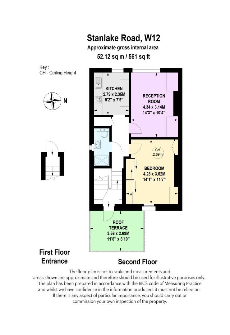 Stanlake Road, London floorplan